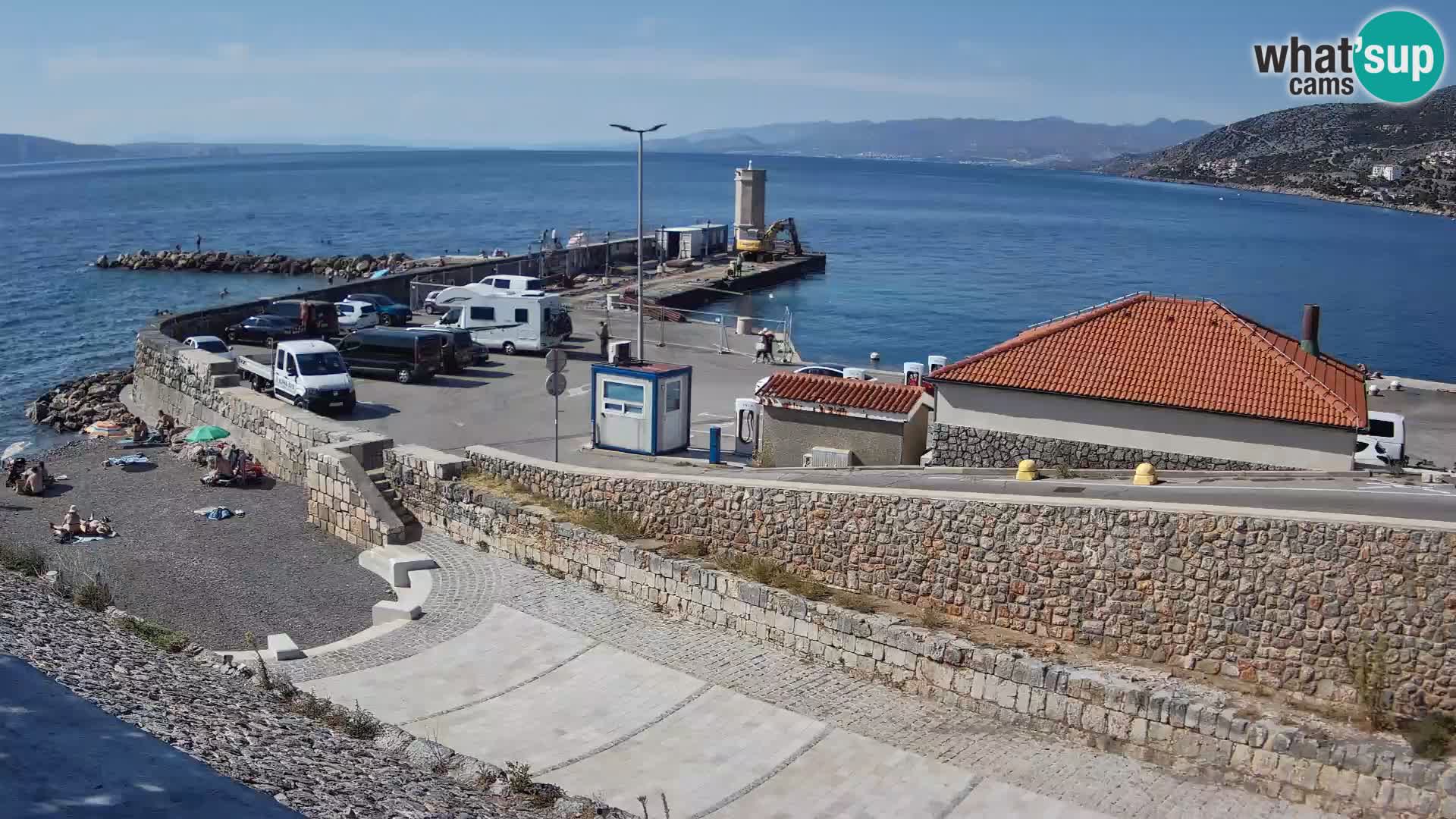 Webcam Porto di Segna – Frangiflutti e Faro in diretta