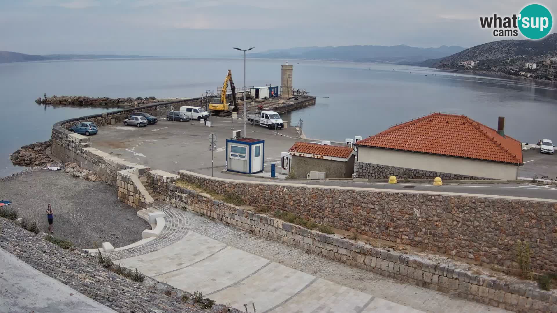 Senj Harbour Webcam – Breakwater & Lighthouse Live View