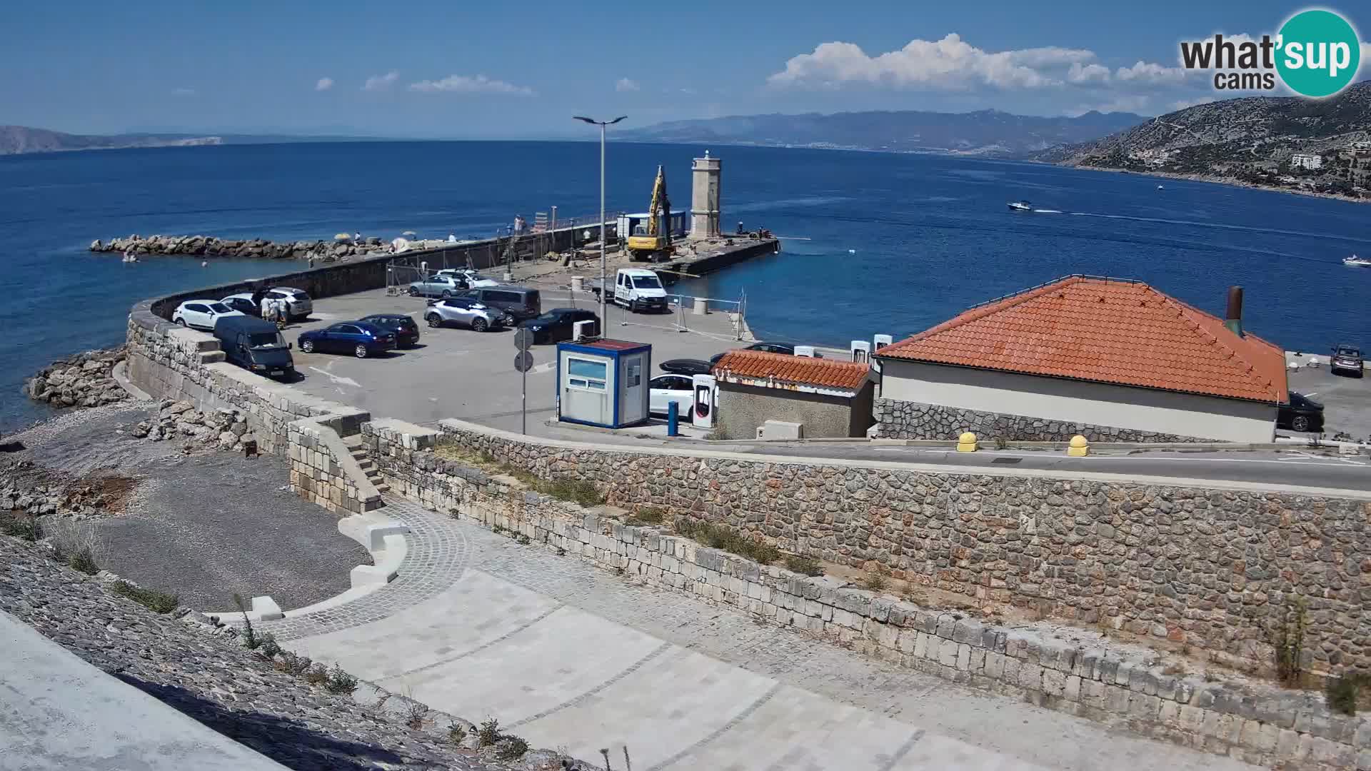 Web kamera Senj luka – Lukobran i svjetionik uživo