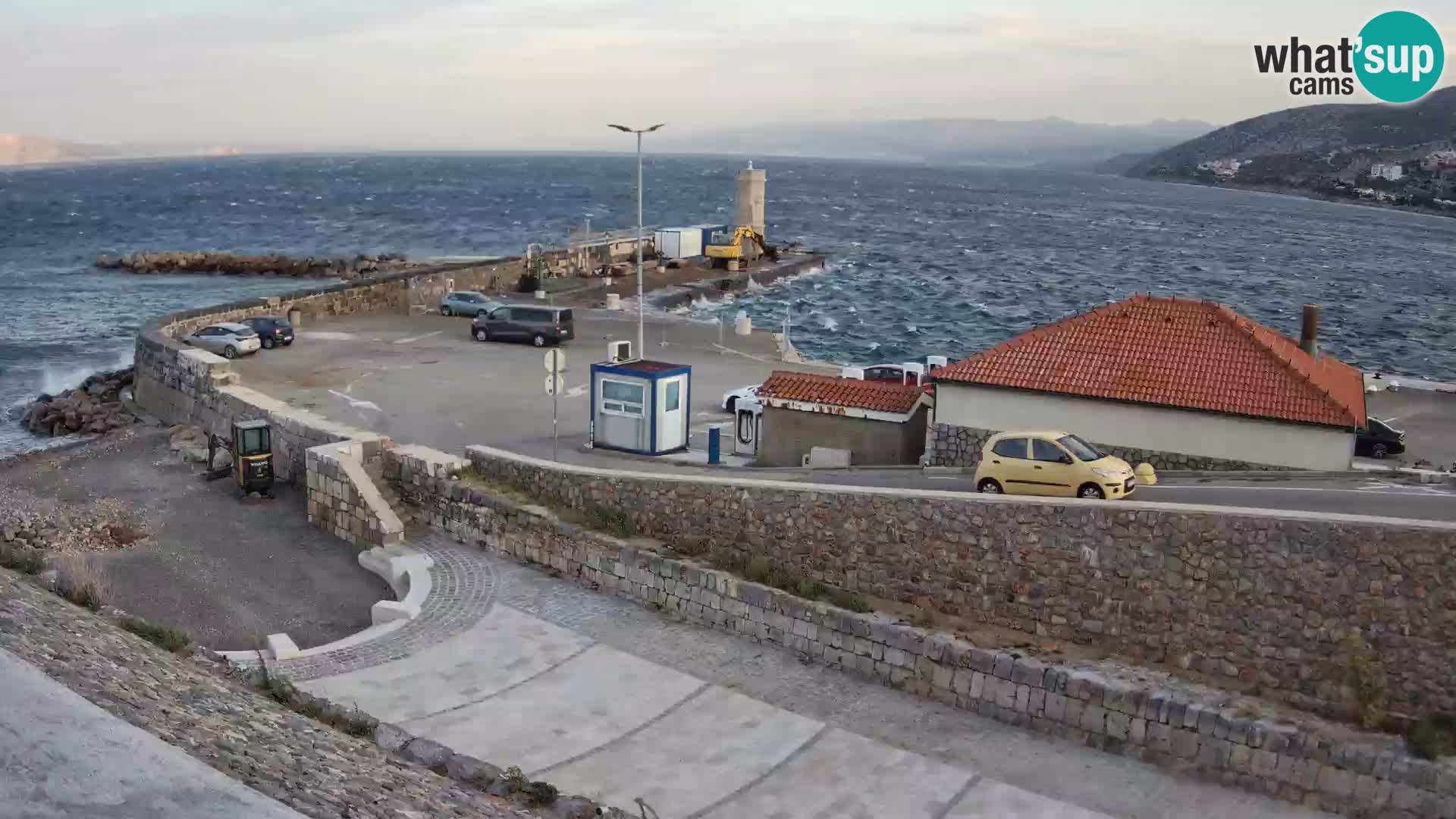 Senj Harbour Webcam – Breakwater & Lighthouse Live View