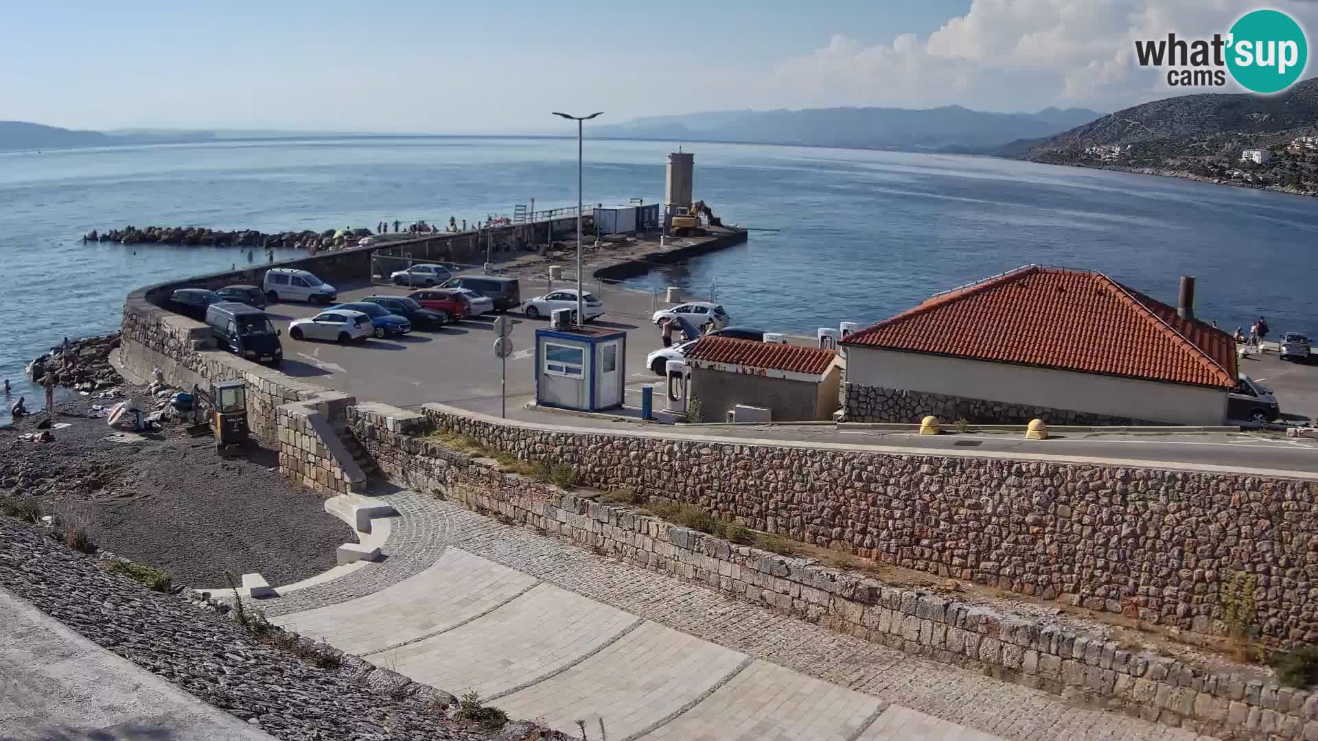 Senj Harbour Webcam – Breakwater & Lighthouse Live View