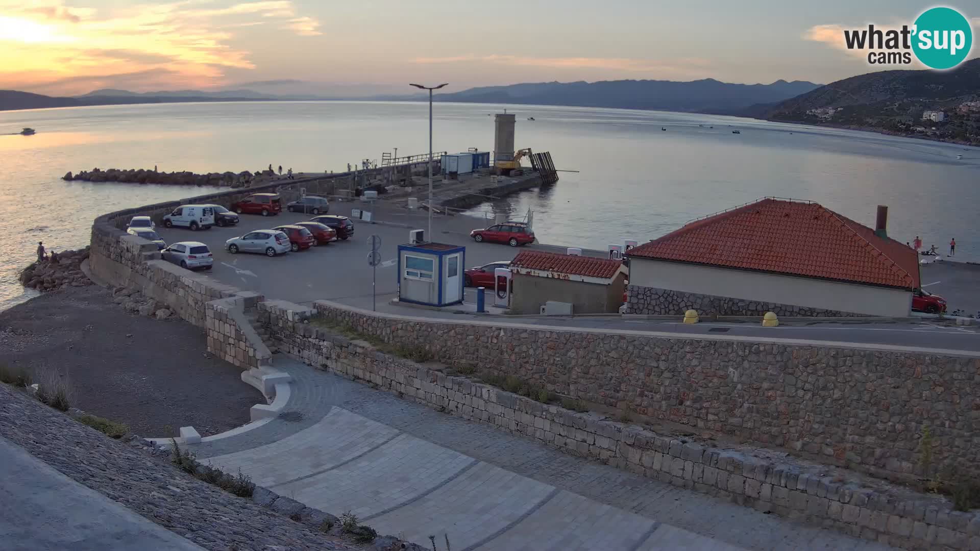 Senj Harbour Webcam – Breakwater & Lighthouse Live View