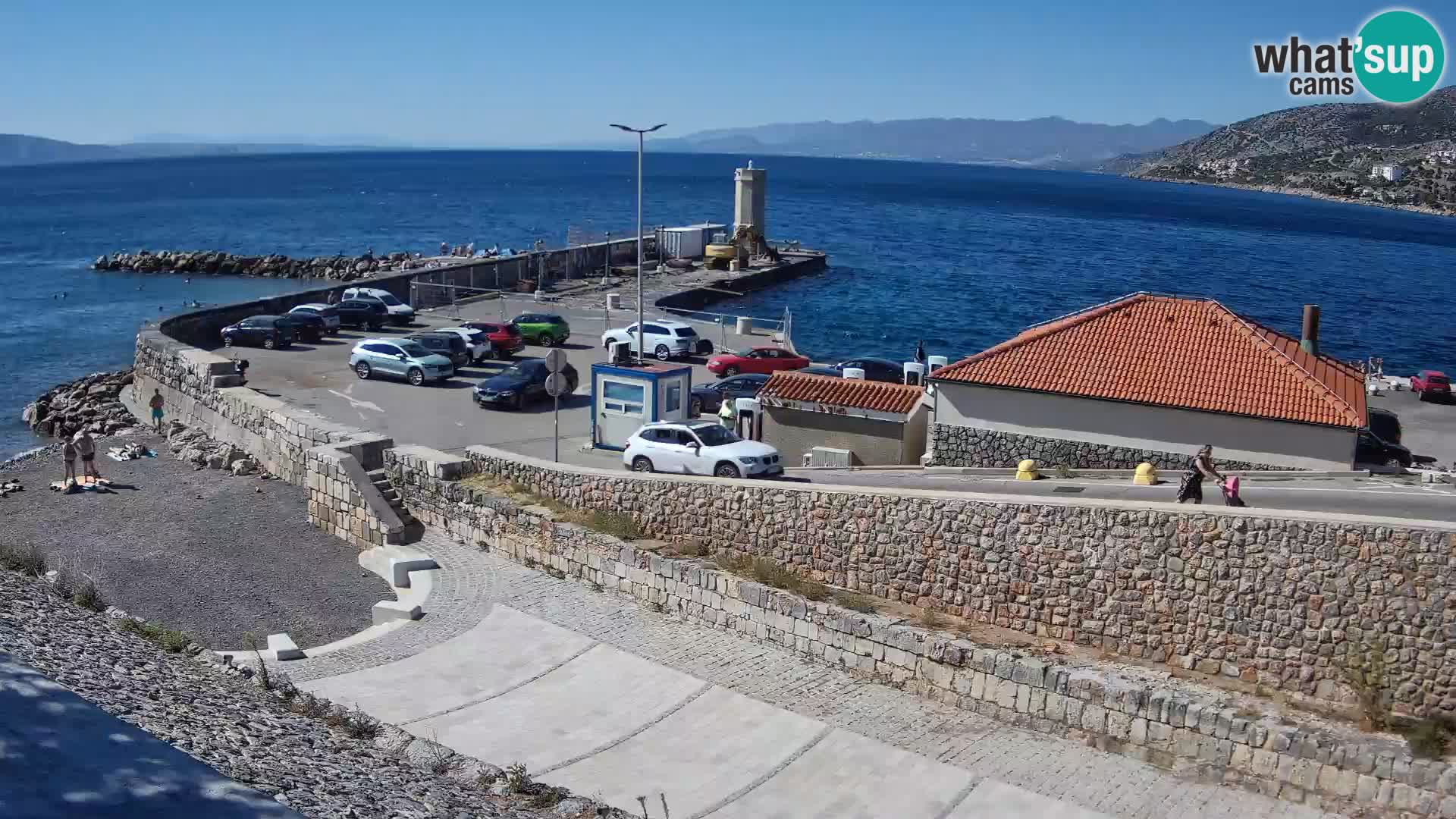 Senj Harbour Webcam – Breakwater & Lighthouse Live View
