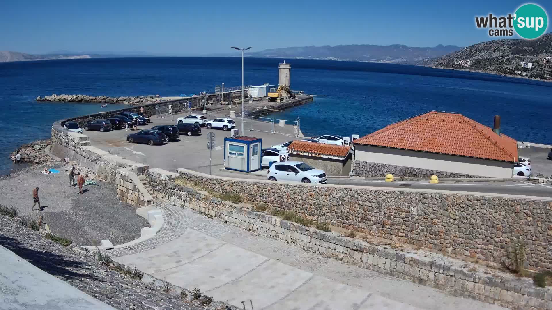 Senj Harbour Webcam – Breakwater & Lighthouse Live View