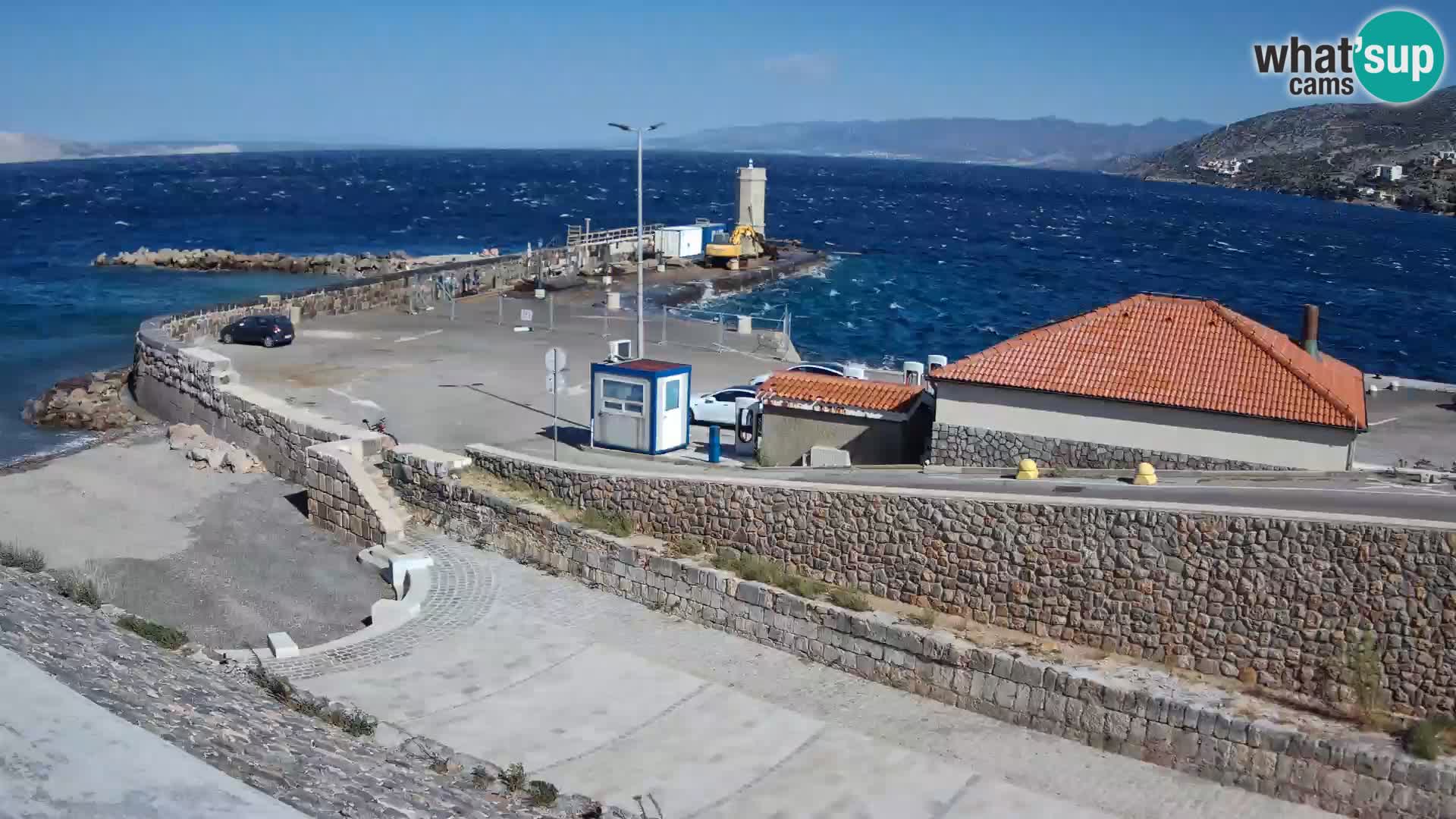 Senj Harbour Webcam – Breakwater & Lighthouse Live View