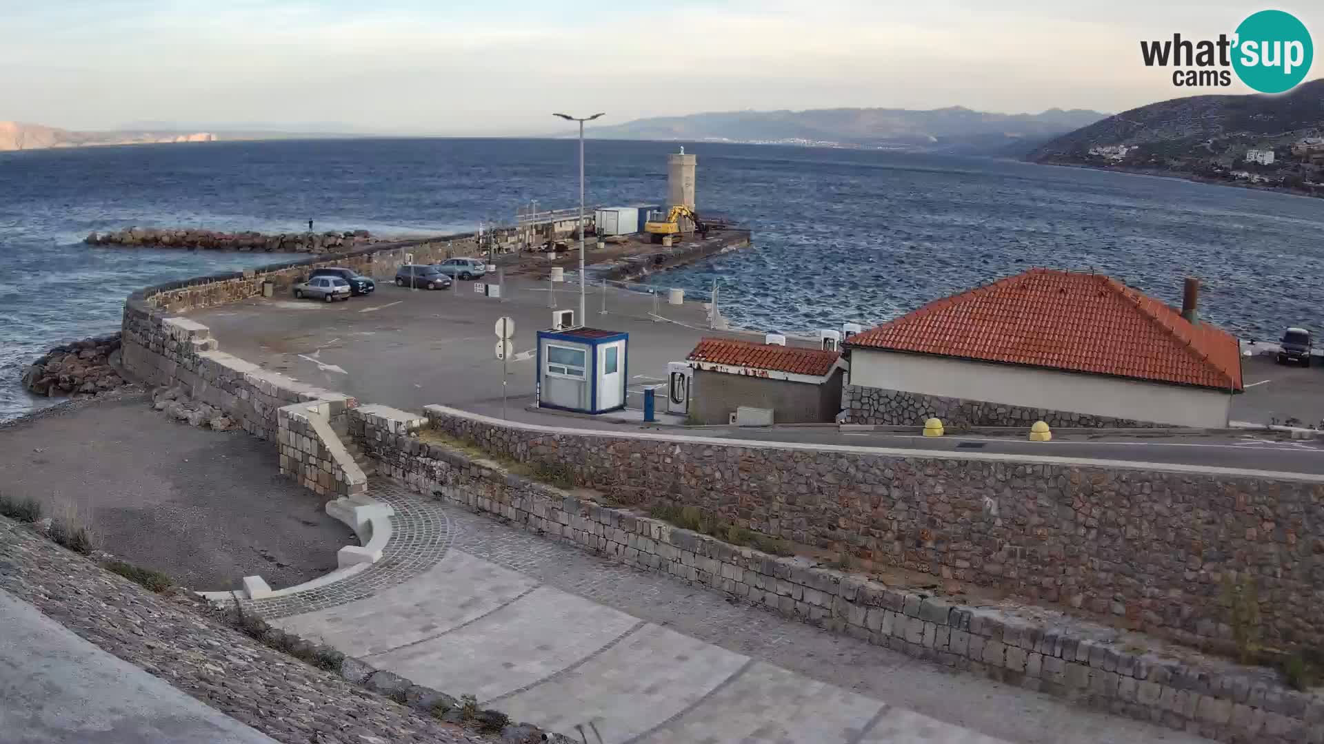 Senj Harbour Webcam – Breakwater & Lighthouse Live View