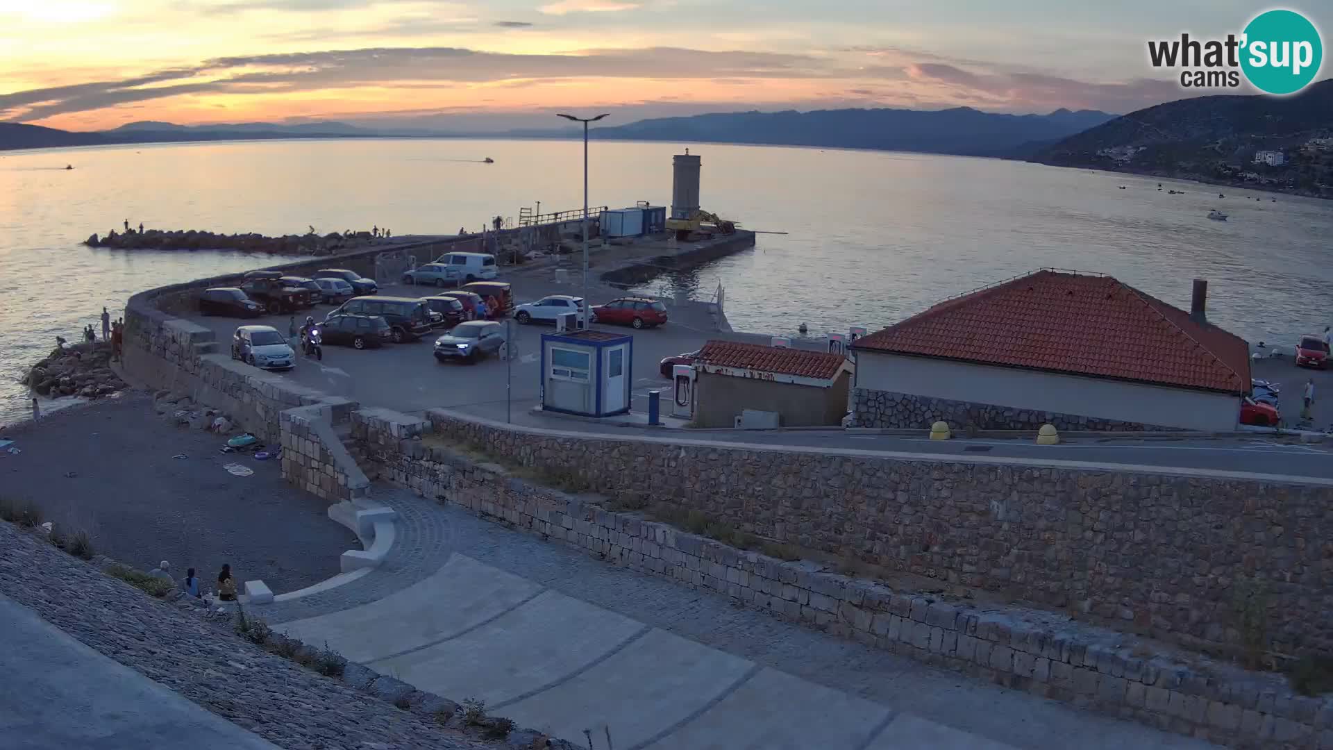 Senj Harbour Webcam – Breakwater & Lighthouse Live View