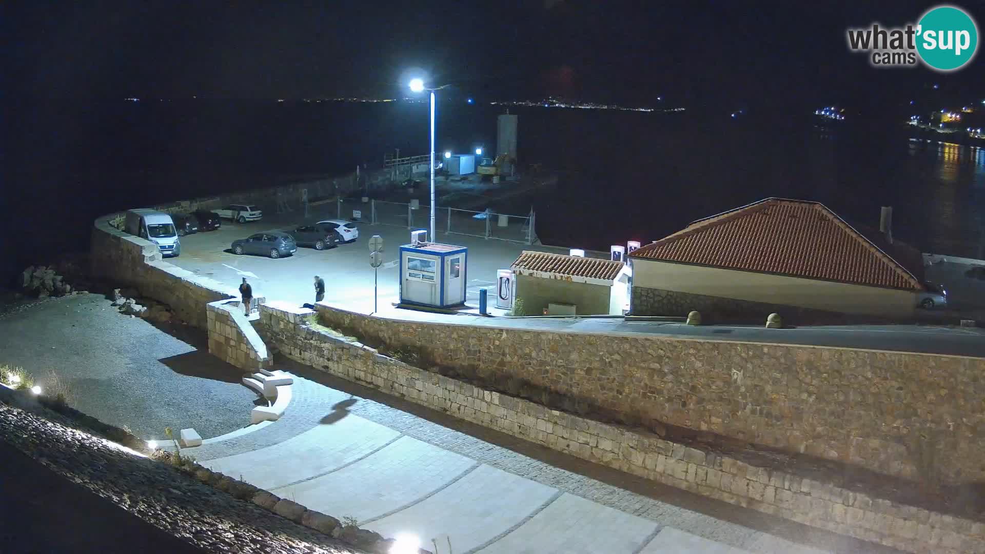 Senj Hafen Webcam – Wellenbrecher & Leuchtturm Liveblick