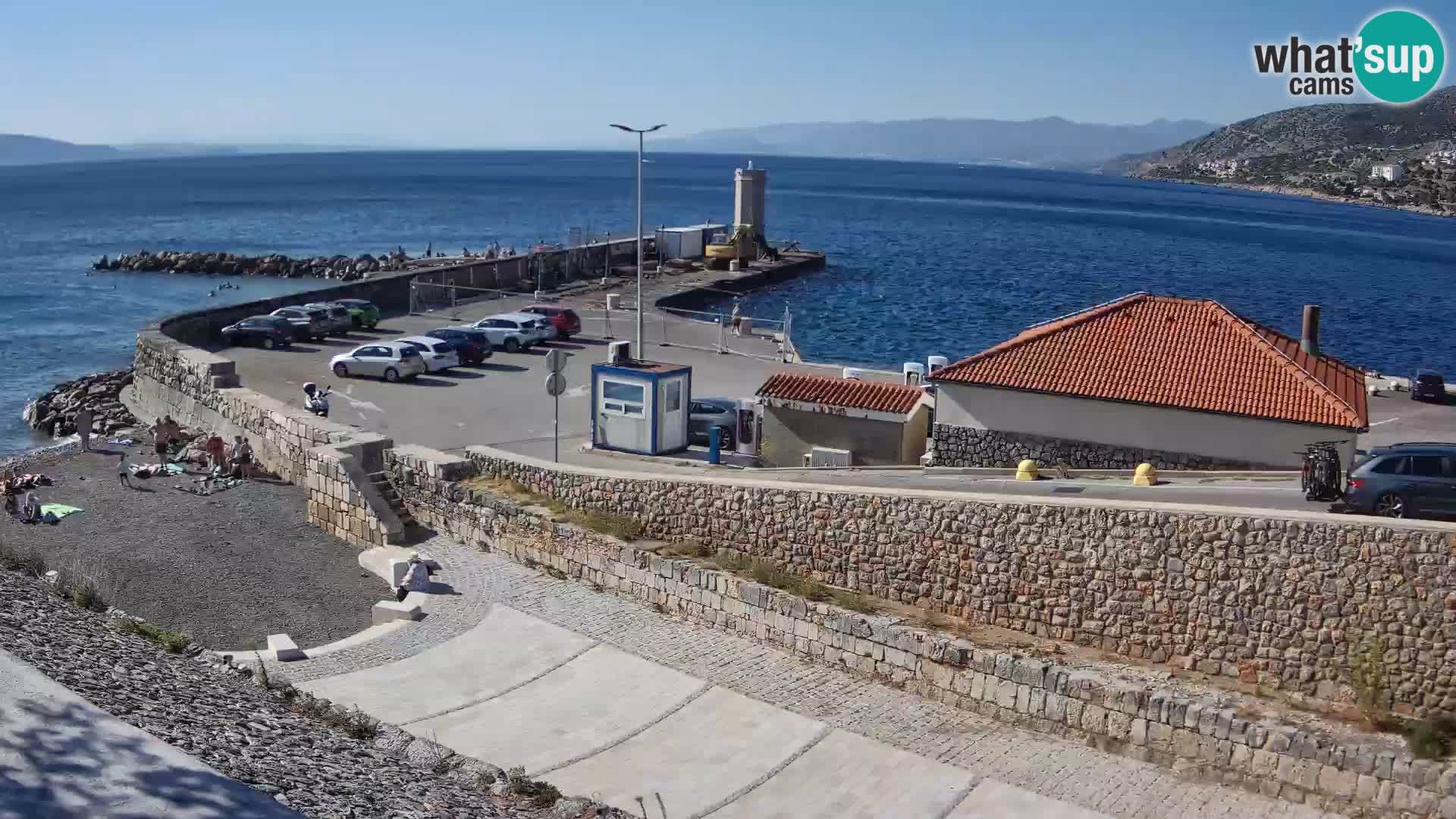 Senj Harbour Webcam – Breakwater & Lighthouse Live View