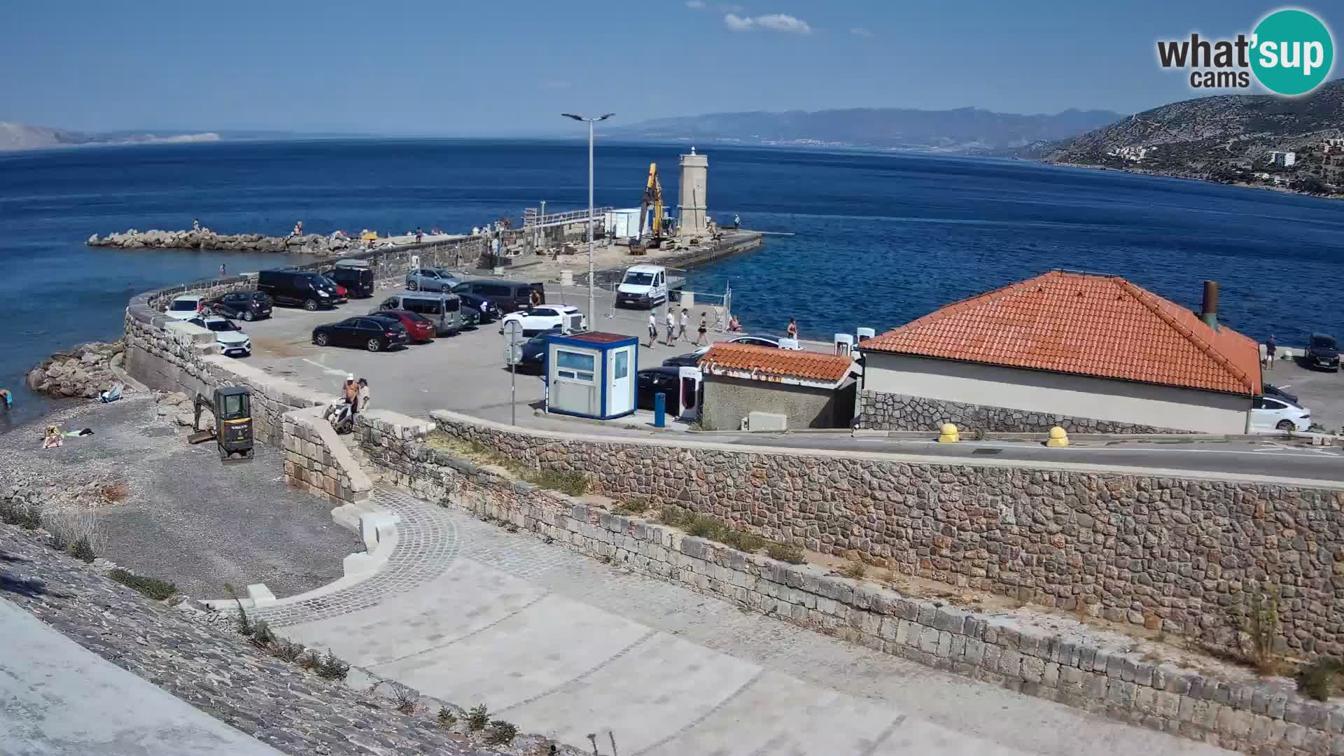 Senj Harbour Webcam – Breakwater & Lighthouse Live View
