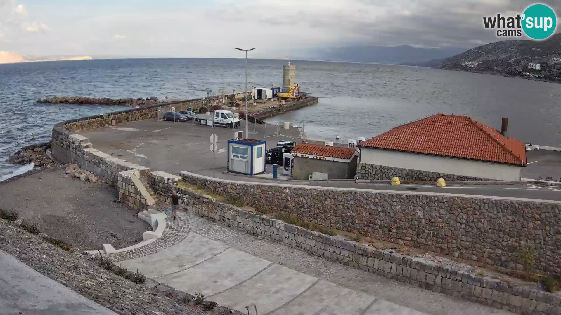 Senj Harbour Webcam – Breakwater & Lighthouse Live View