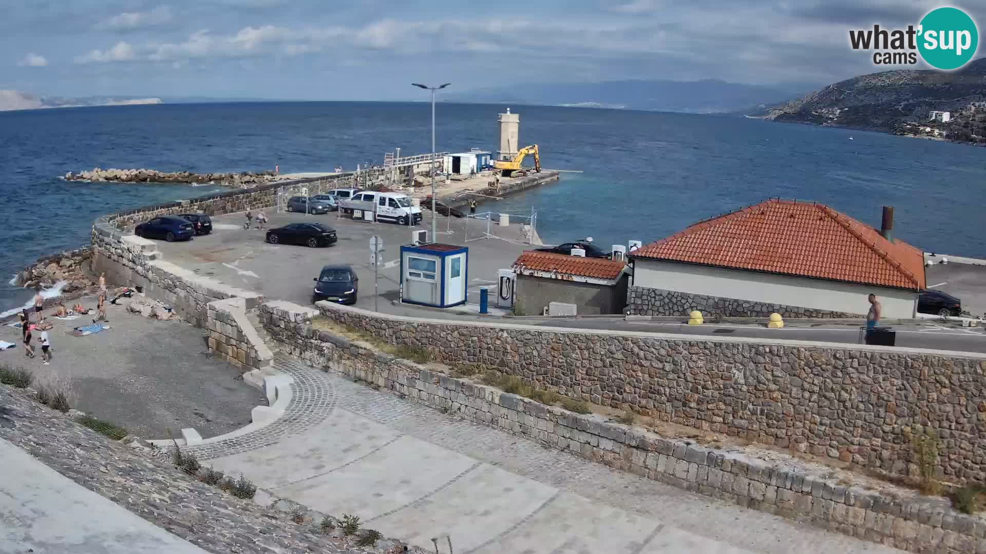 Senj Harbour Webcam – Breakwater & Lighthouse Live View