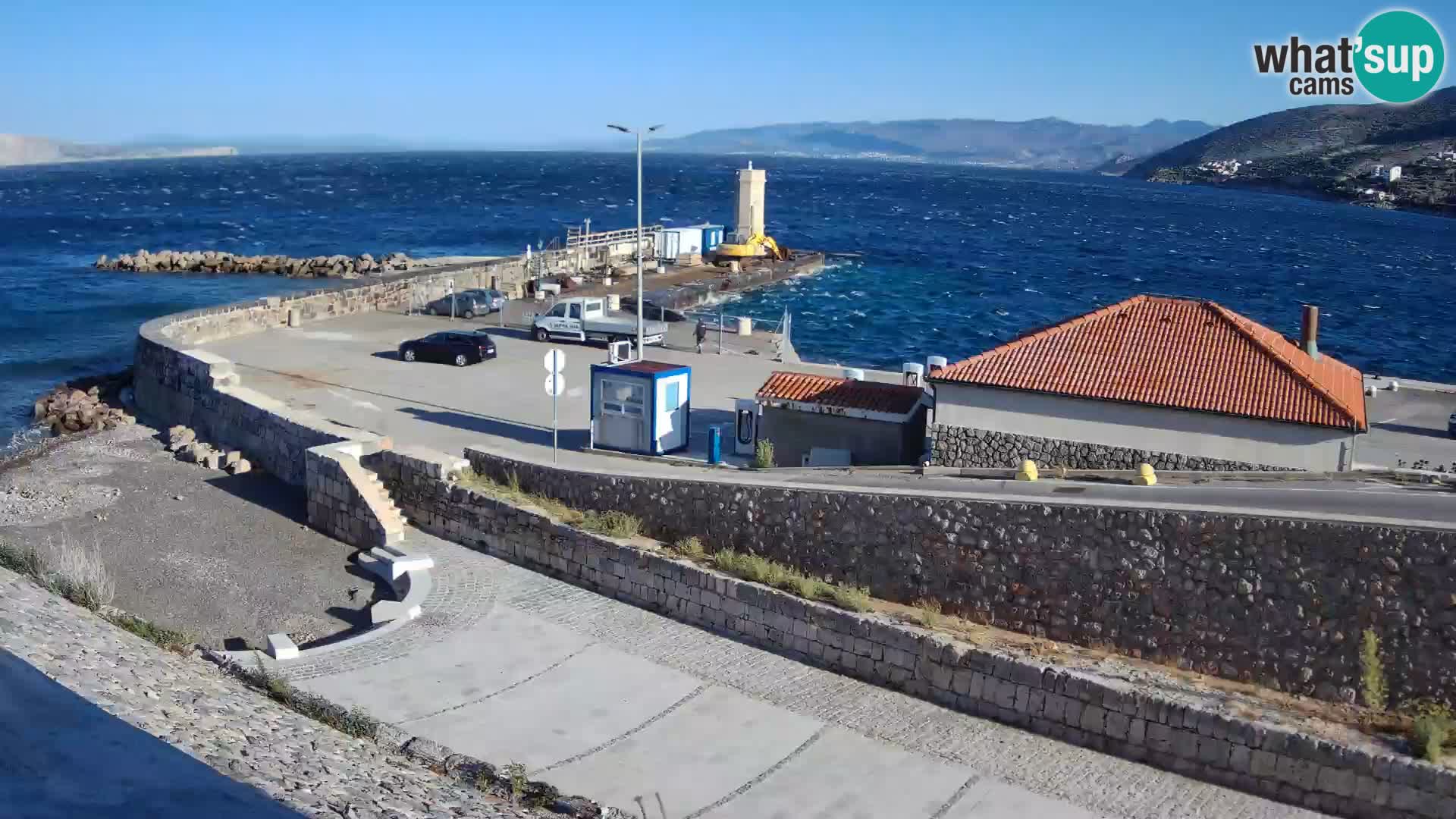Senj Harbour Webcam – Breakwater & Lighthouse Live View