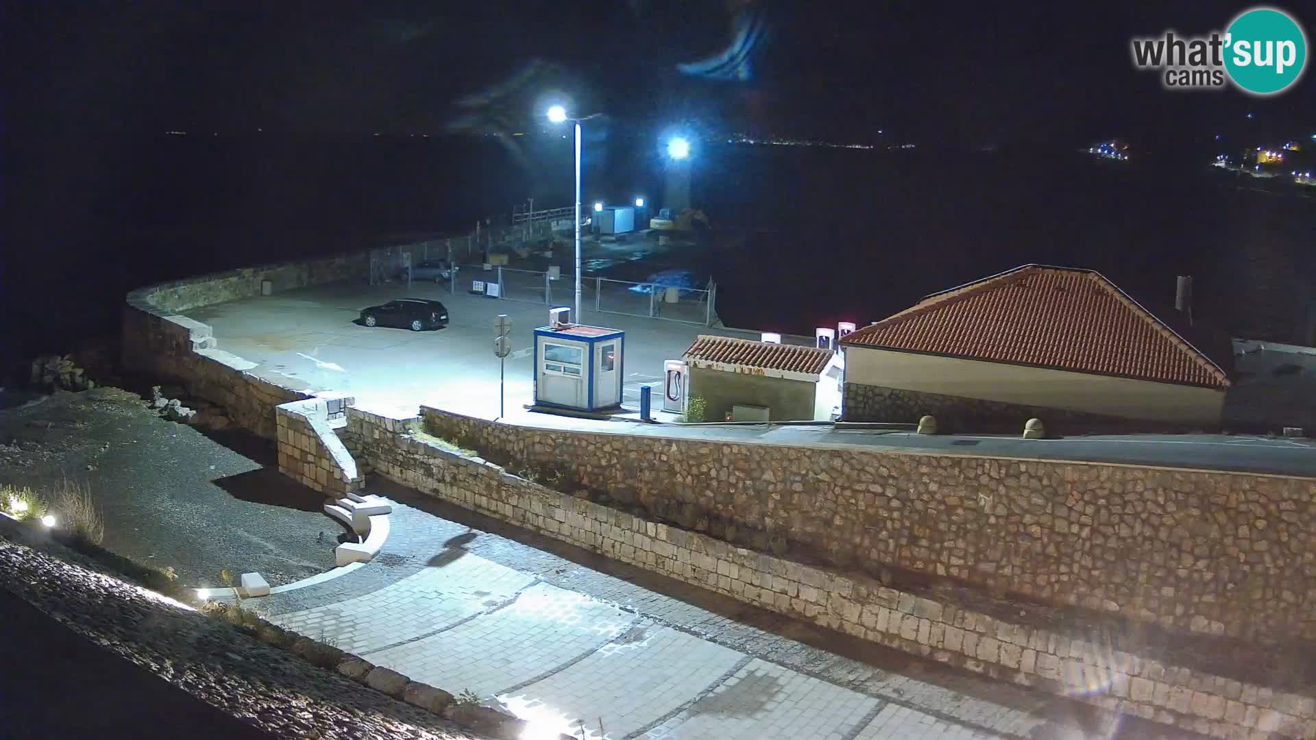 Webcam puerto de Senj – Rompeolas y faro en directo