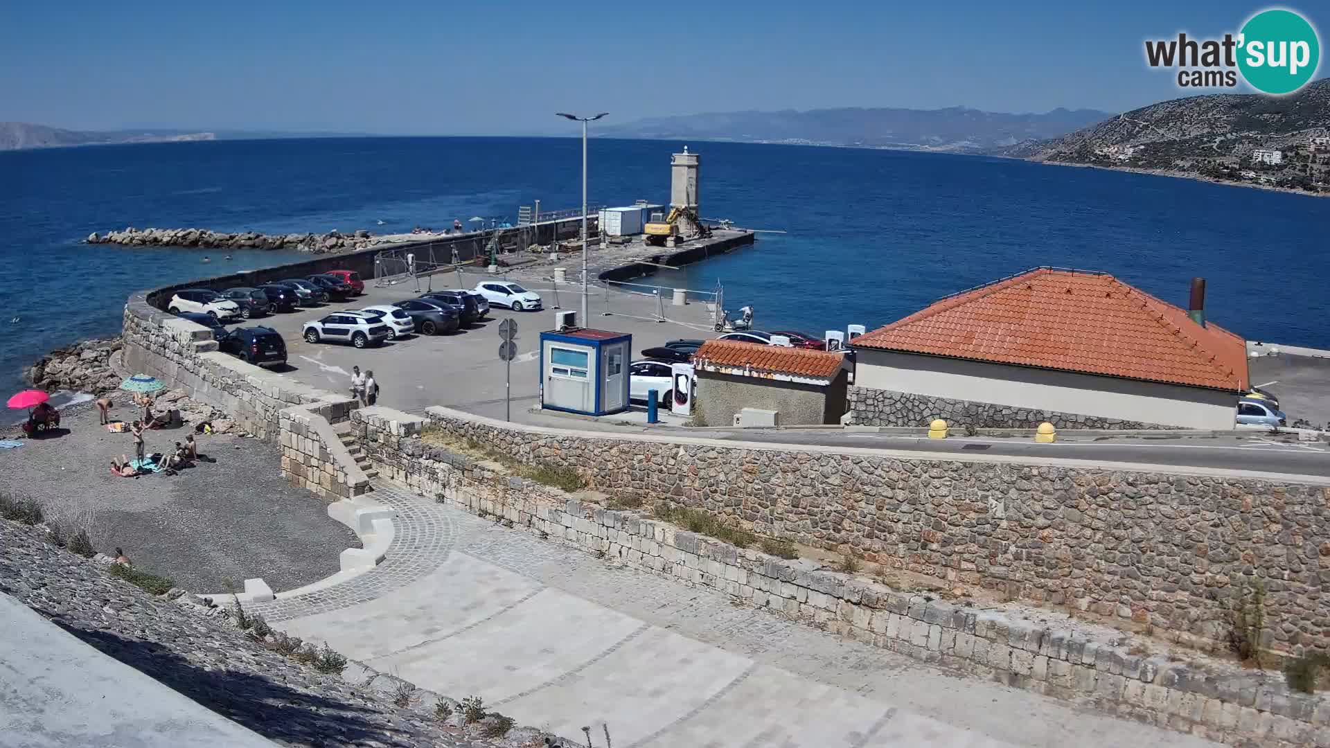 Webcam Porto di Segna – Frangiflutti e Faro in diretta
