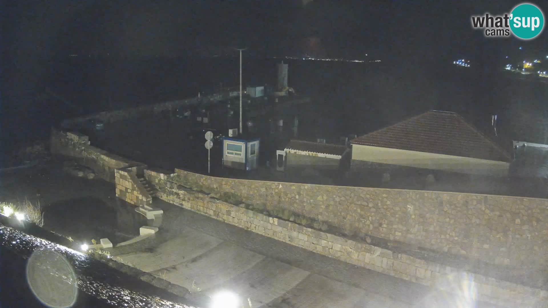 Senj Harbour Webcam – Breakwater & Lighthouse Live View