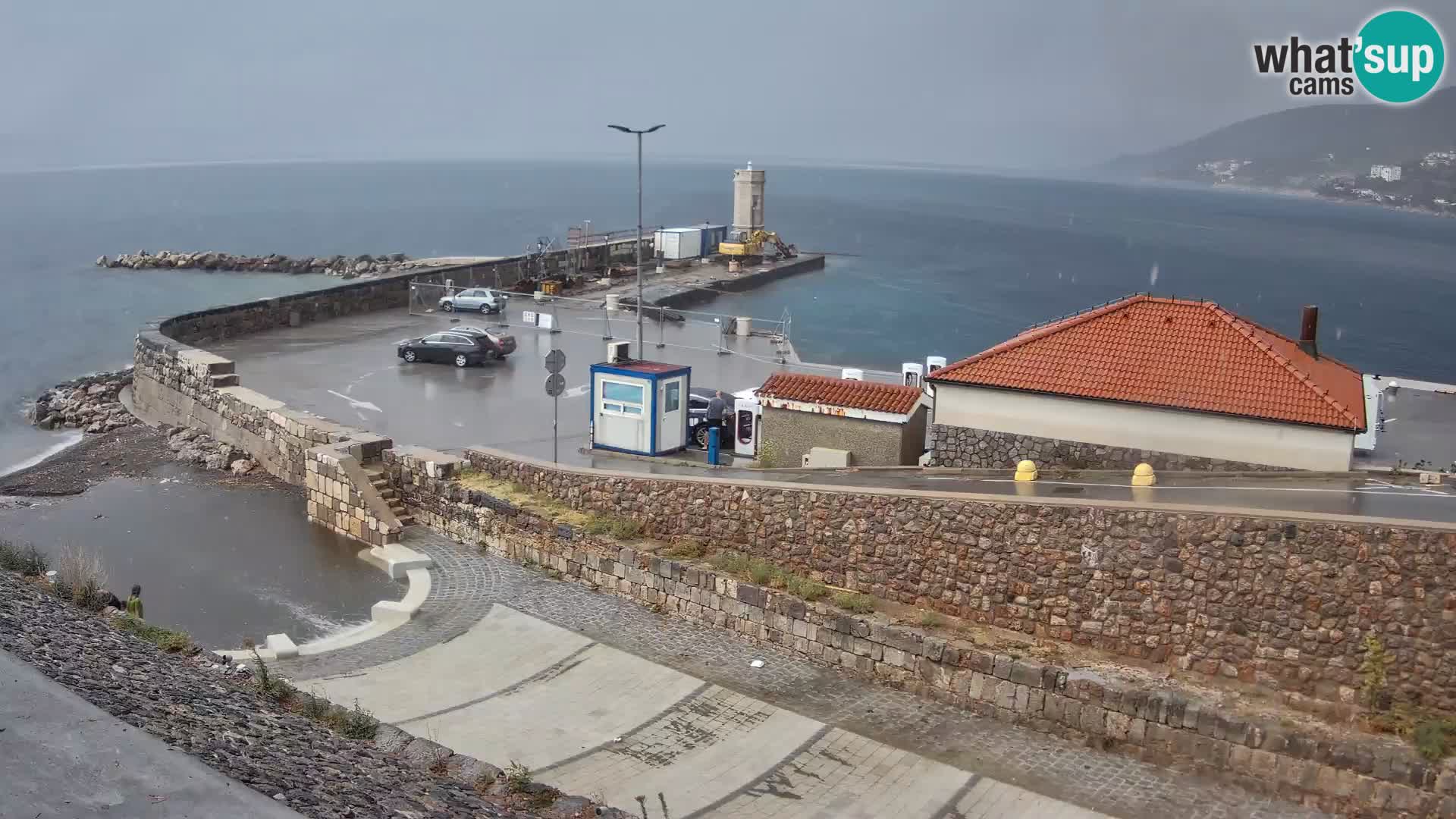 Senj Harbour Webcam – Breakwater & Lighthouse Live View