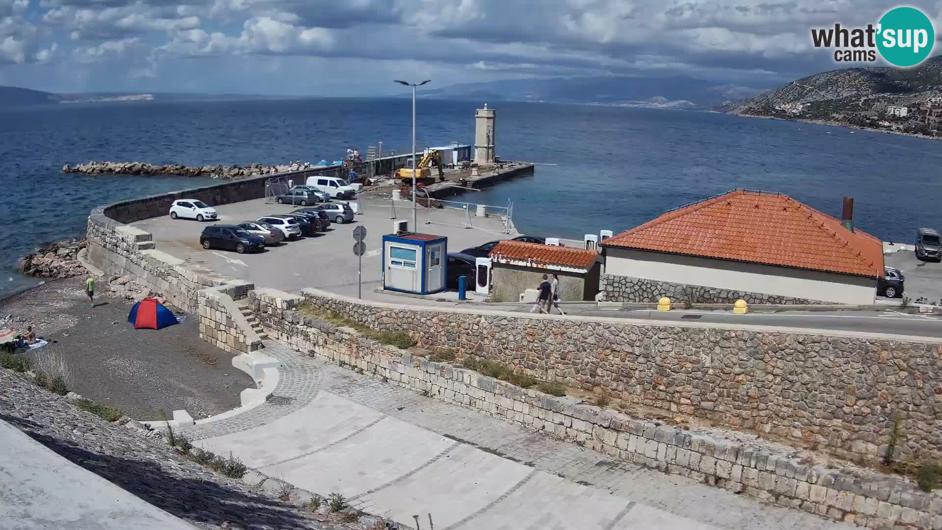 Senj Harbour Webcam – Breakwater & Lighthouse Live View