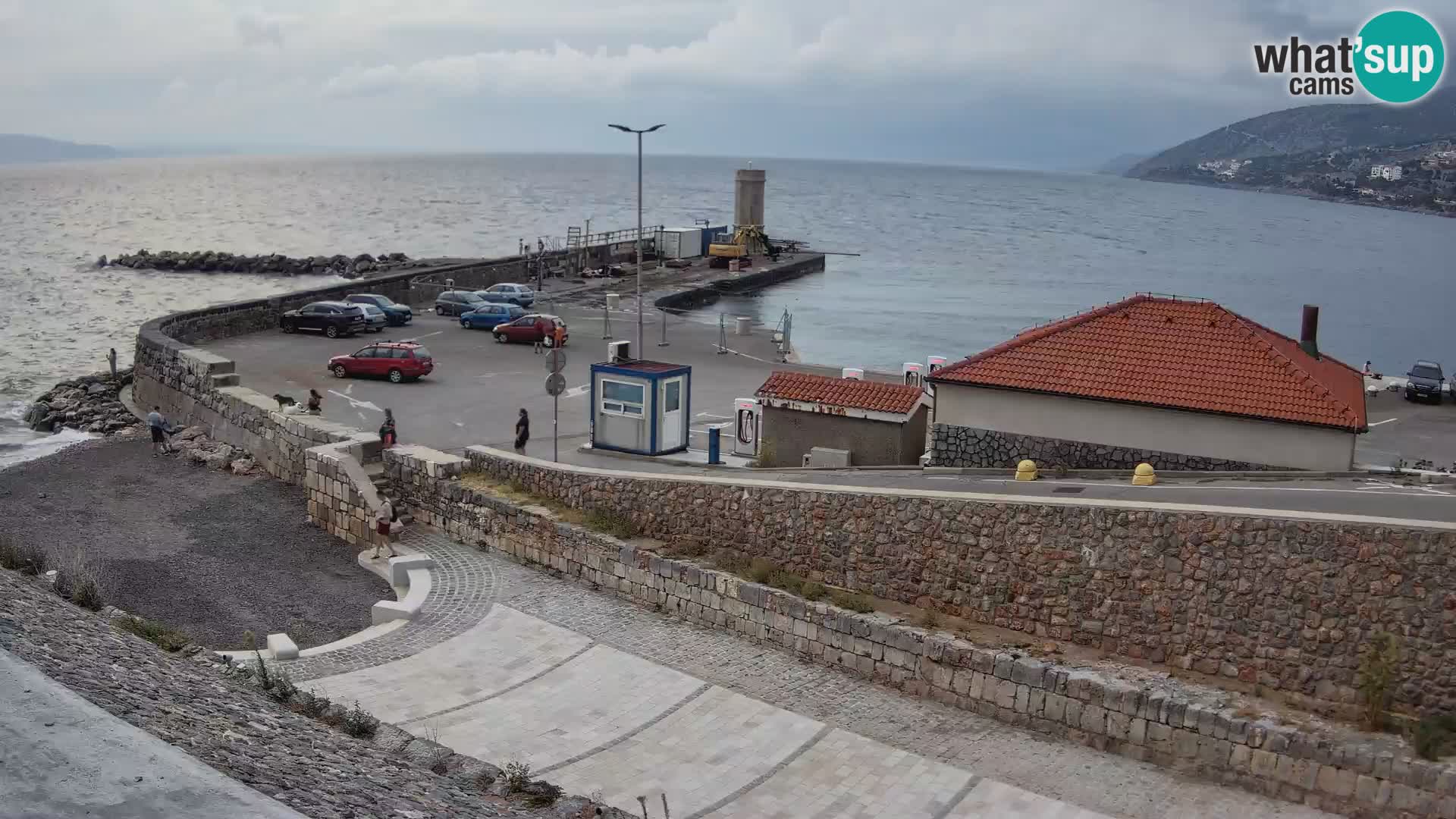 Senj Harbour Webcam – Breakwater & Lighthouse Live View