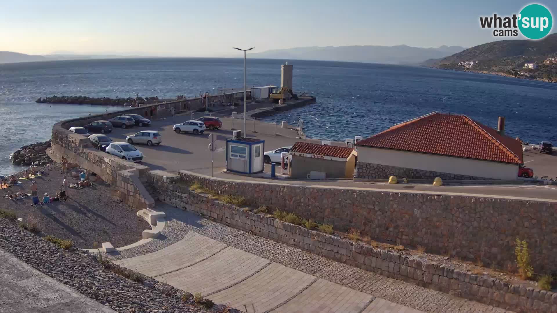 Webcam Porto di Segna – Frangiflutti e Faro in diretta