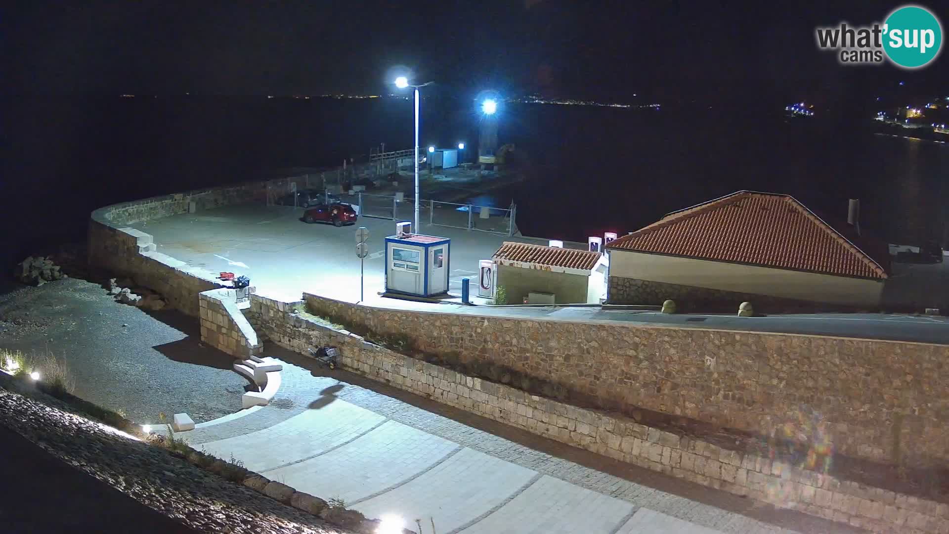 Webcam puerto de Senj – Rompeolas y faro en directo