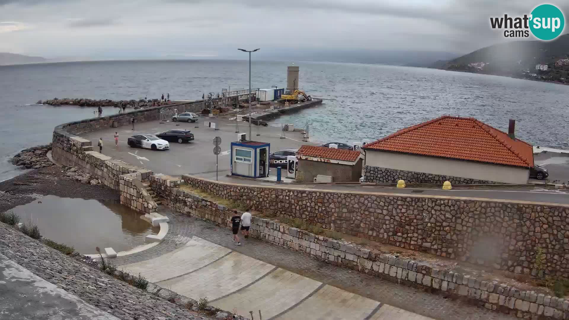 Web kamera Senj luka – Lukobran i svjetionik uživo