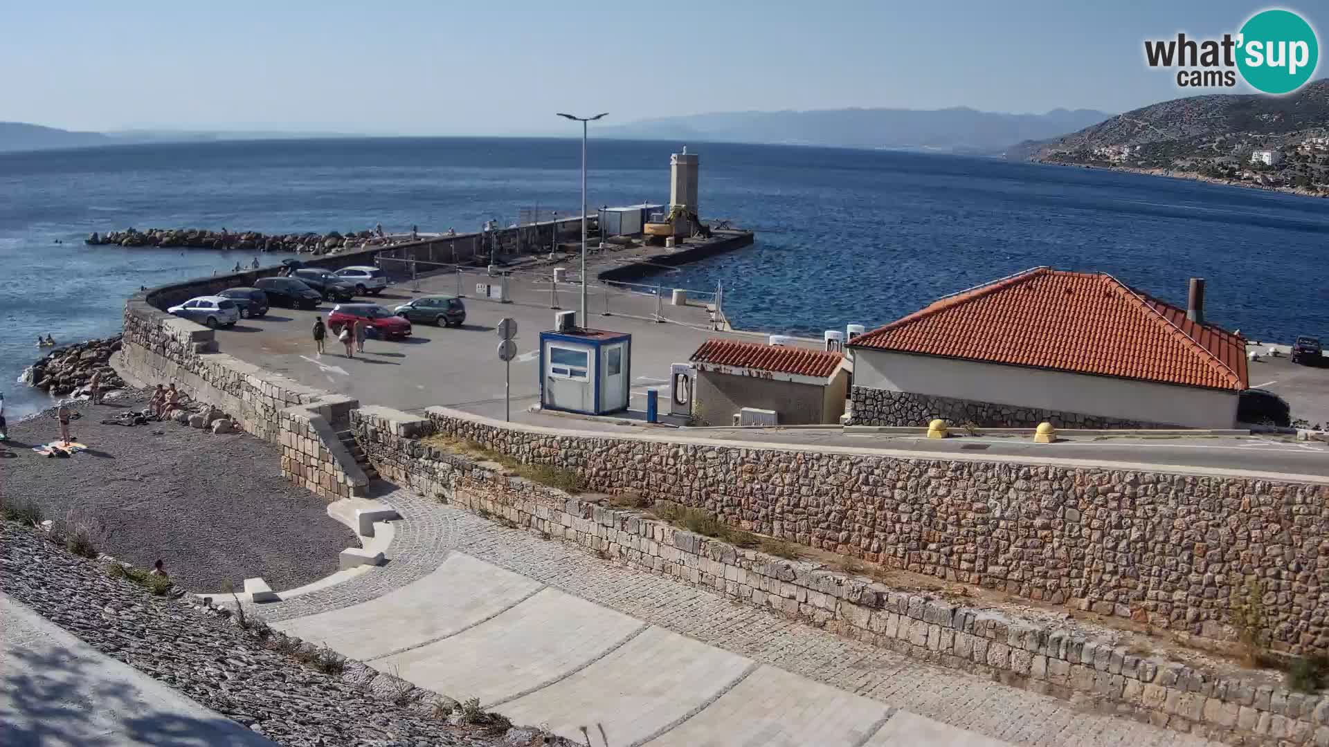 Webcam Porto di Segna – Frangiflutti e Faro in diretta