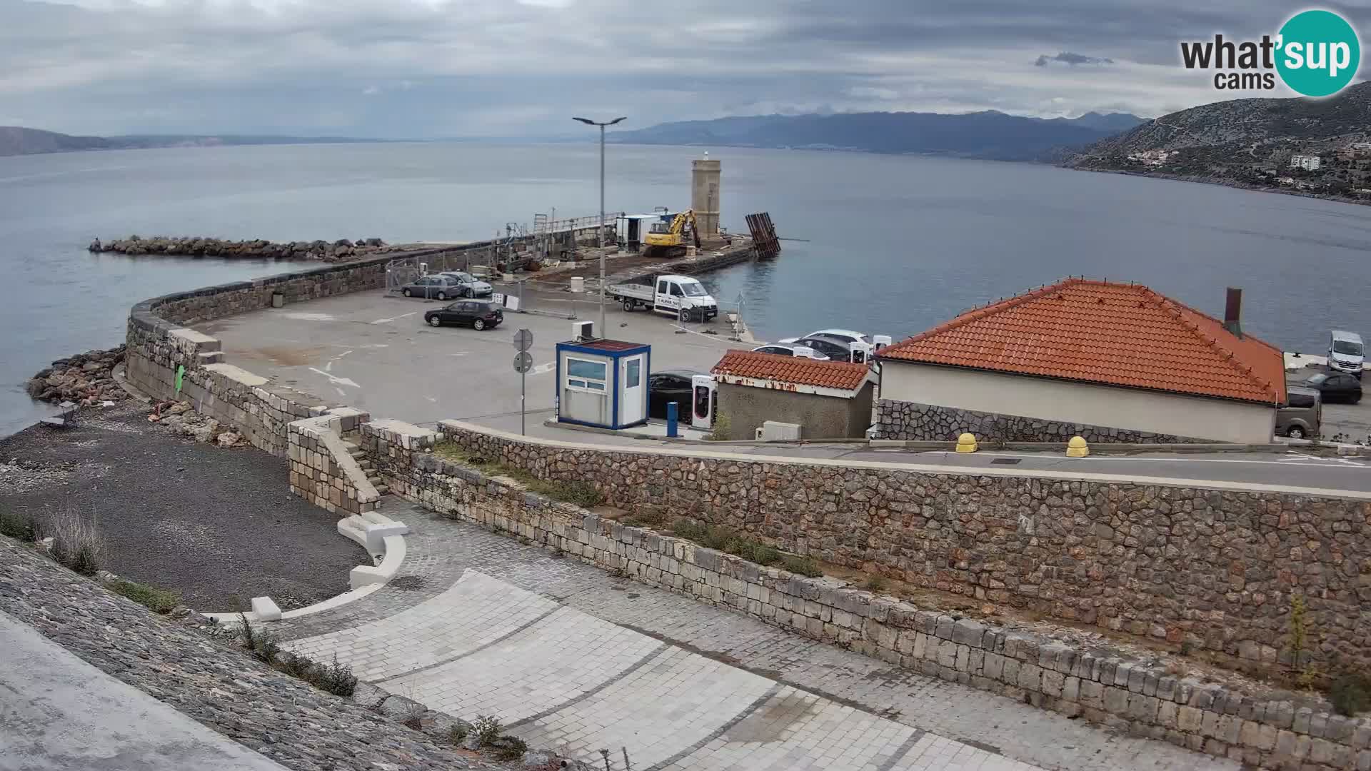 Senj Harbour Webcam – Breakwater & Lighthouse Live View