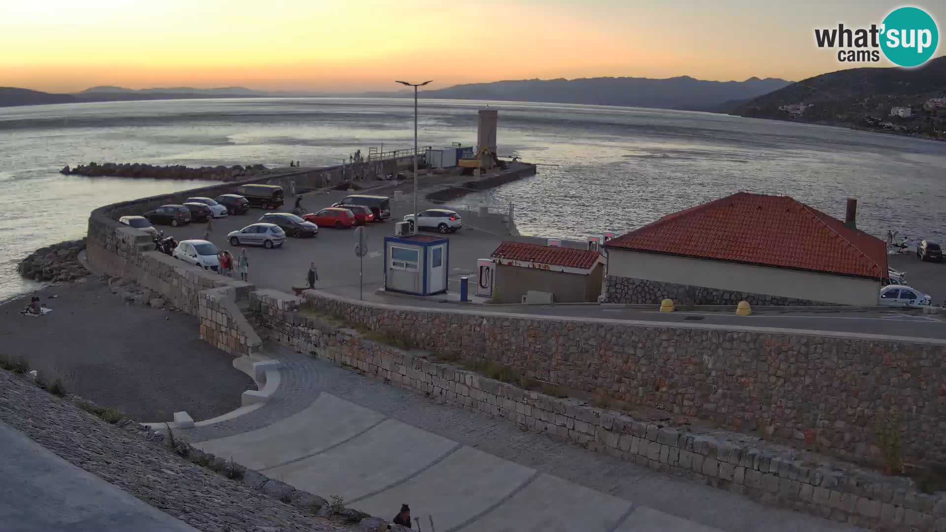 Senj Harbour Webcam – Breakwater & Lighthouse Live View