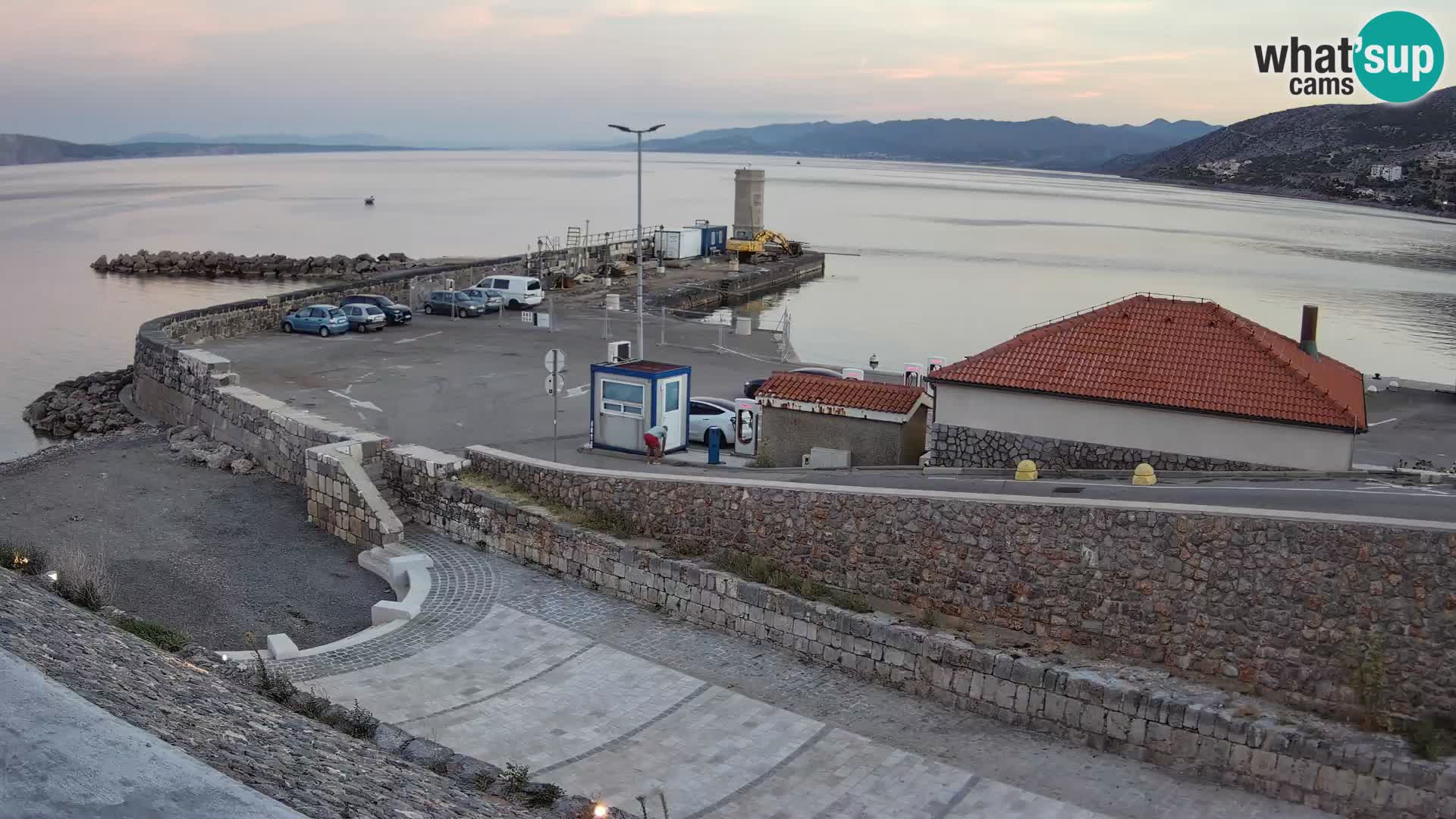 Senj Harbour Webcam – Breakwater & Lighthouse Live View