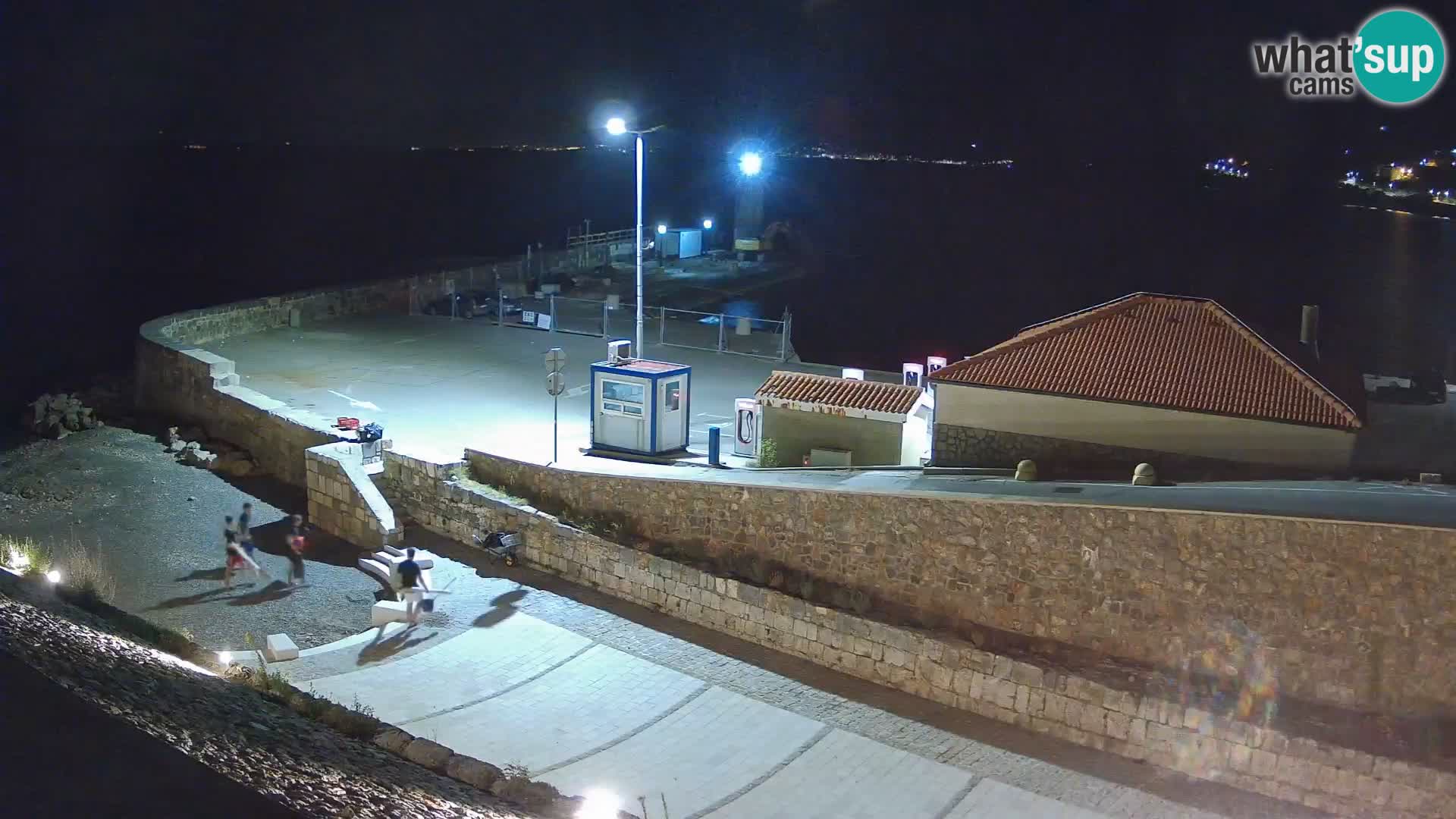 Senj Hafen Webcam – Wellenbrecher & Leuchtturm Liveblick