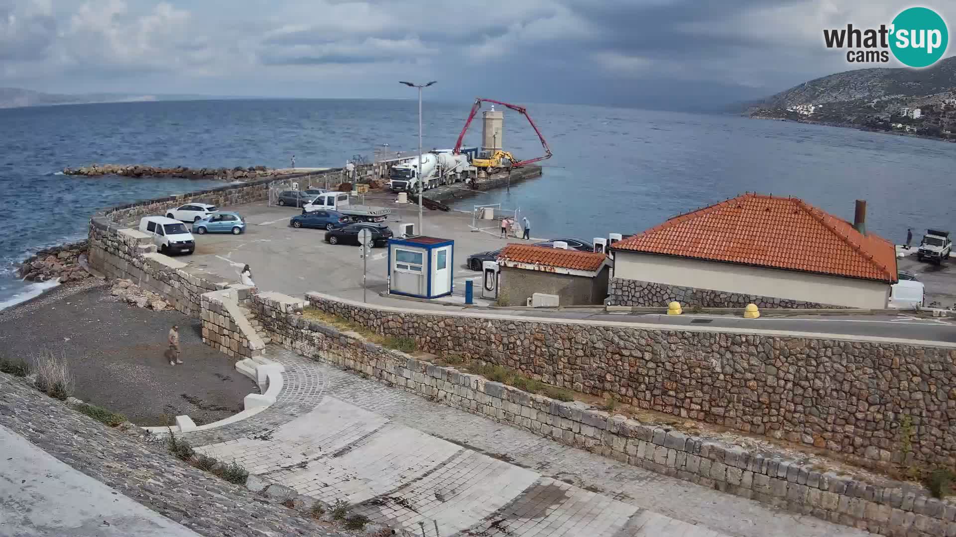 Senj Harbour Webcam – Breakwater & Lighthouse Live View