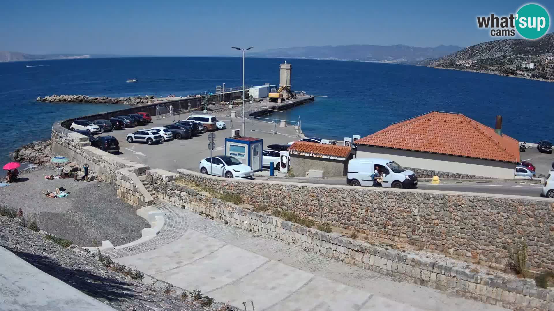 Senj Harbour Webcam – Breakwater & Lighthouse Live View