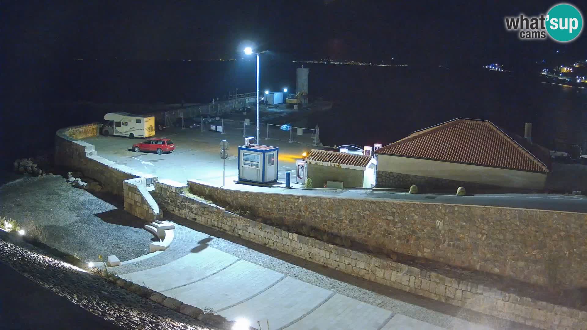 Senj Harbour Webcam – Breakwater & Lighthouse Live View