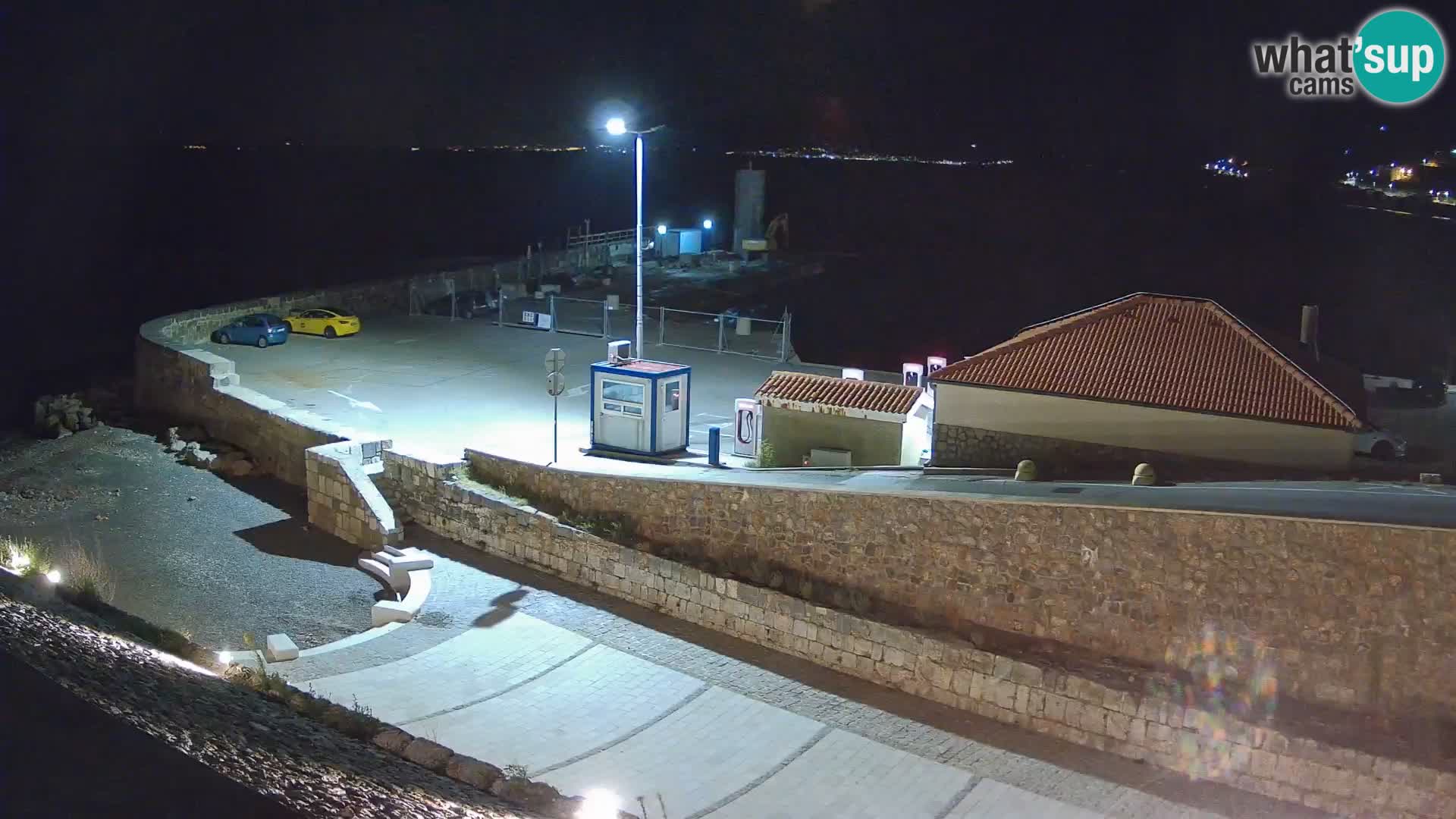 Webcam puerto de Senj – Rompeolas y faro en directo