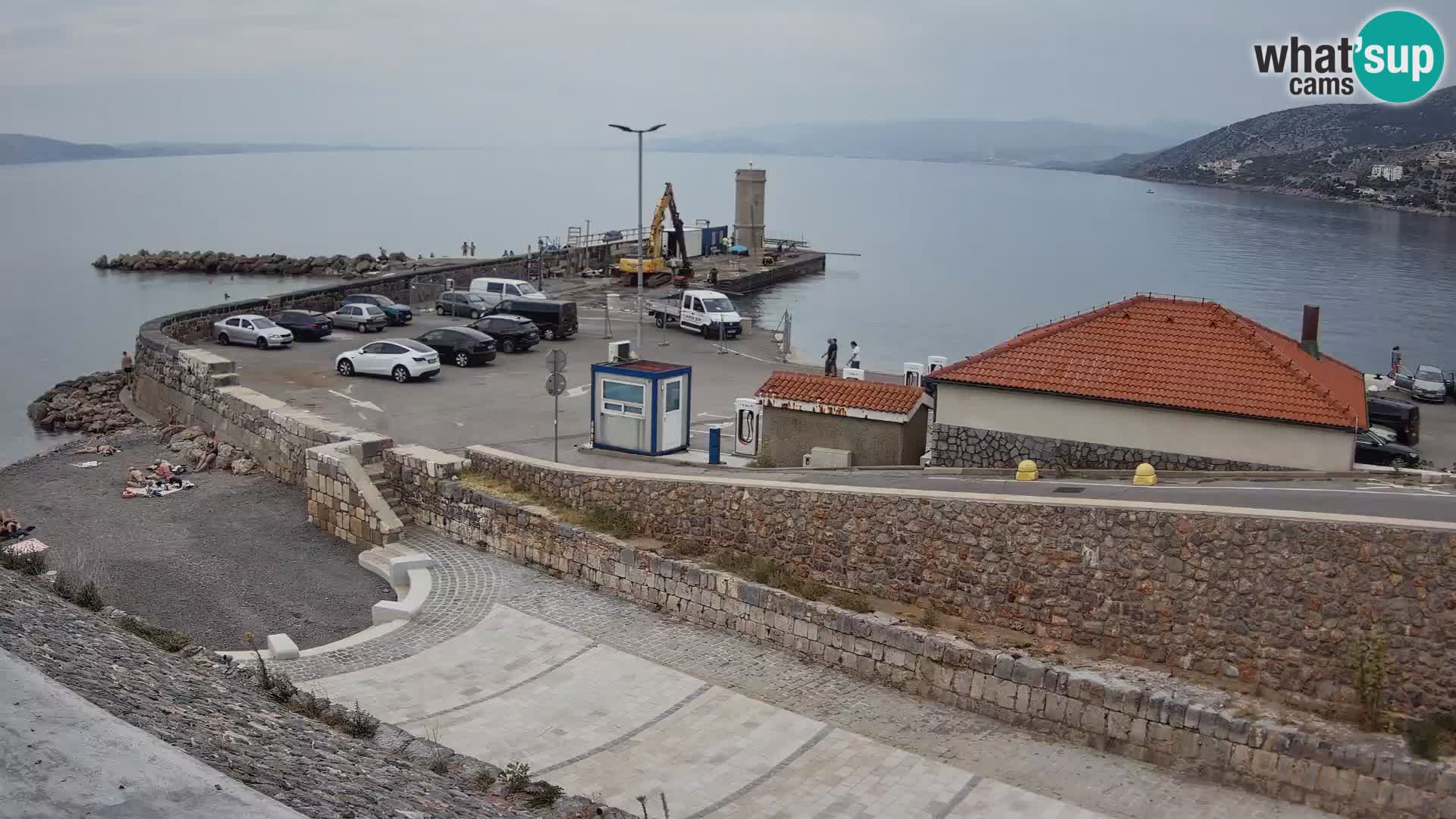 Senj Harbour Webcam – Breakwater & Lighthouse Live View