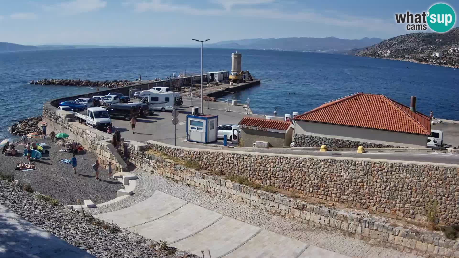 Senj Harbour Webcam – Breakwater & Lighthouse Live View