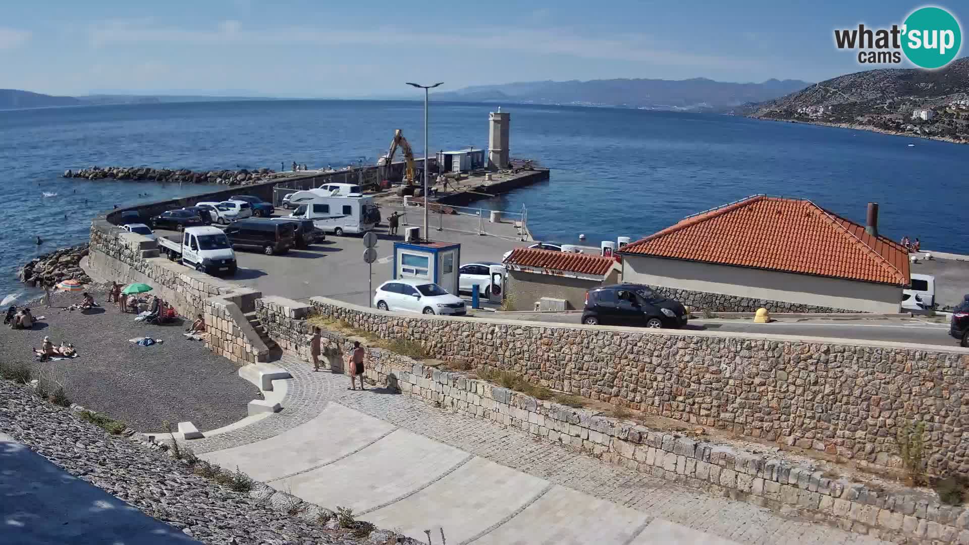 Webcam Porto di Segna – Frangiflutti e Faro in diretta