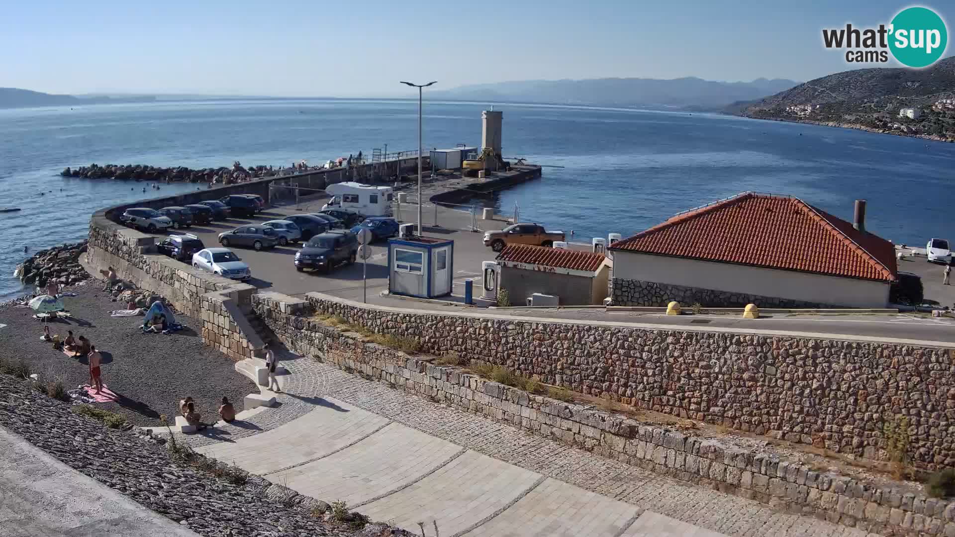 Senj Harbour Webcam – Breakwater & Lighthouse Live View