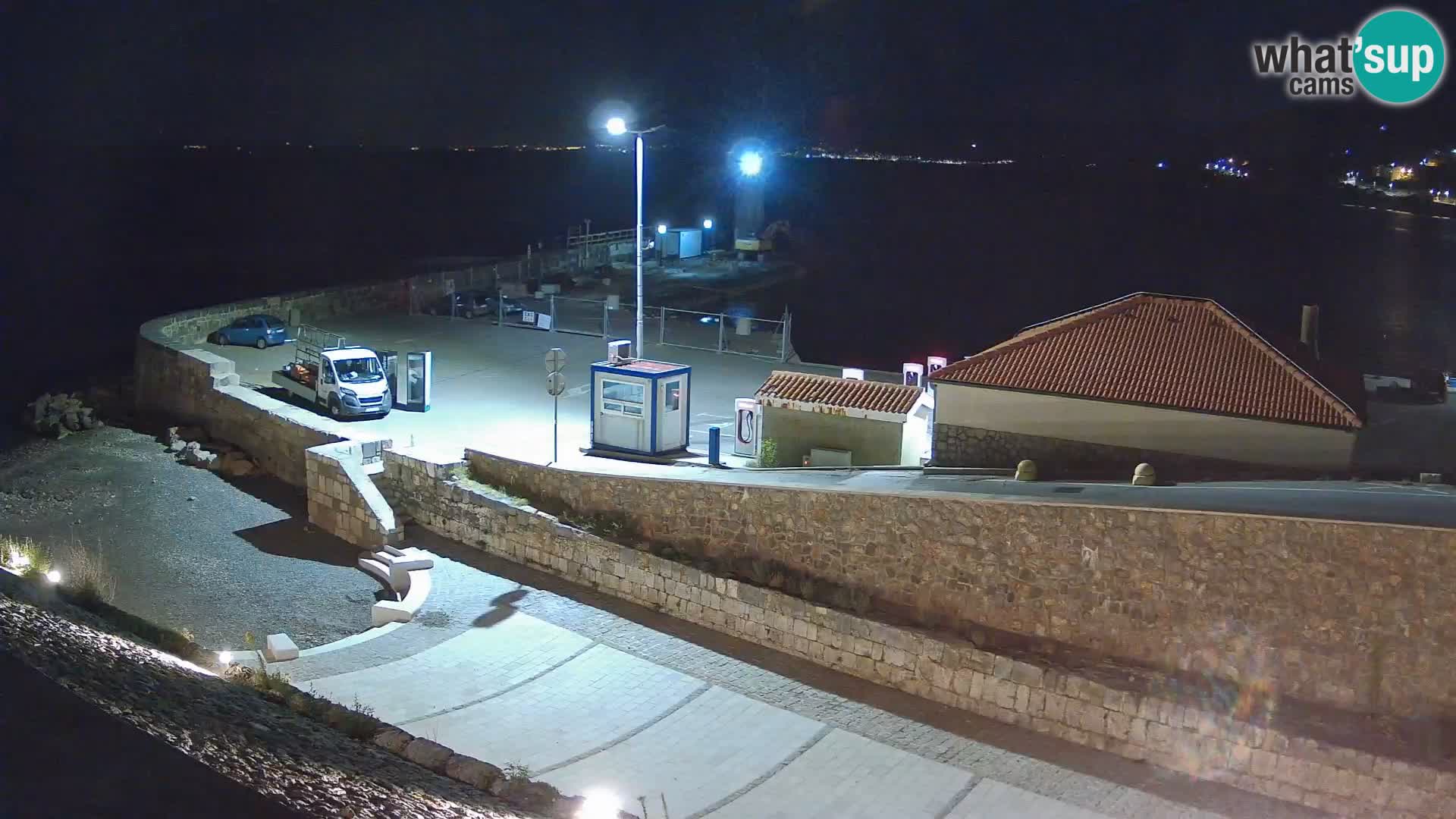 Webcam puerto de Senj – Rompeolas y faro en directo