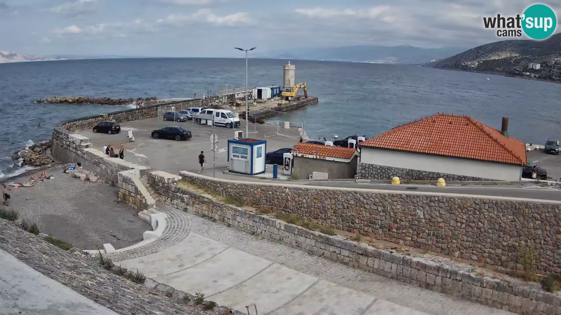 Senj Harbour Webcam – Breakwater & Lighthouse Live View