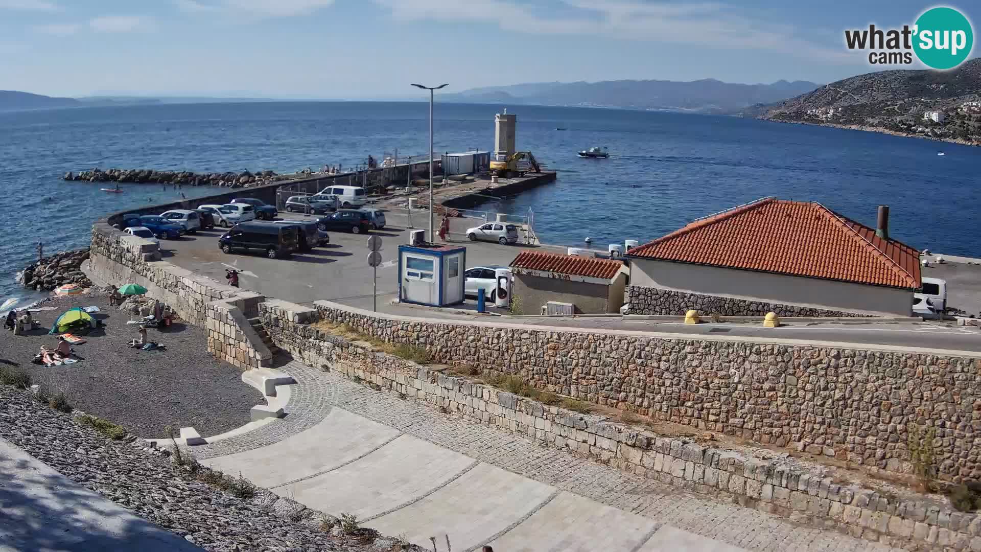 Senj Harbour Webcam – Breakwater & Lighthouse Live View