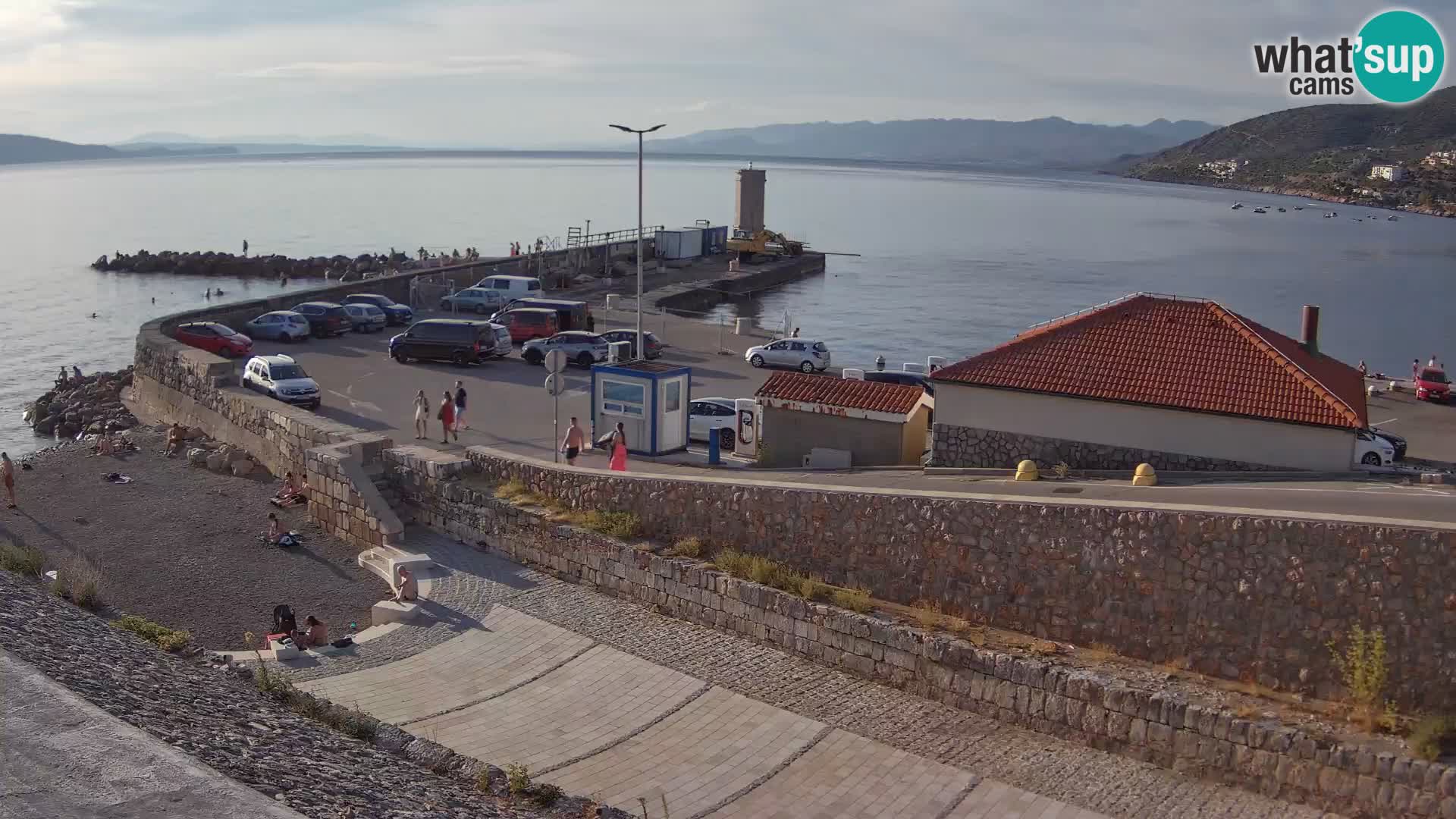 Senj Harbour Webcam – Breakwater & Lighthouse Live View