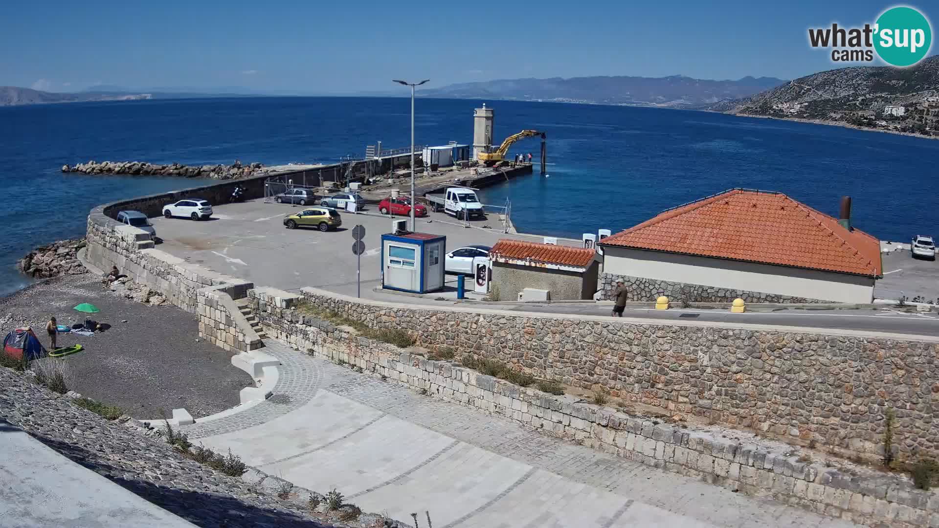 Webcam Porto di Segna – Frangiflutti e Faro in diretta