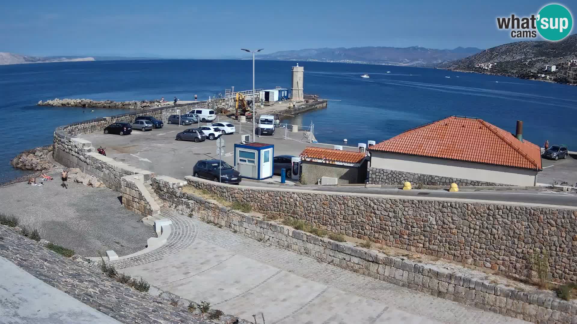 Webcam Porto di Segna – Frangiflutti e Faro in diretta