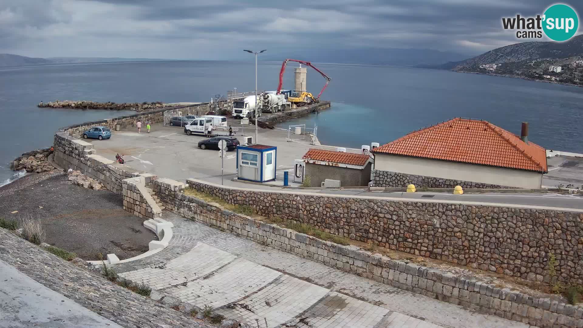 Senj Harbour Webcam – Breakwater & Lighthouse Live View