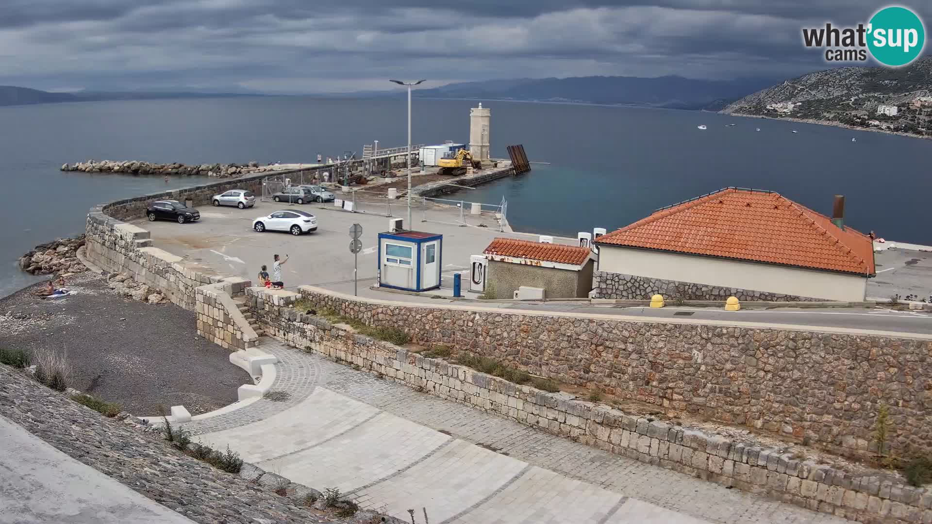 Senj Harbour Webcam – Breakwater & Lighthouse Live View