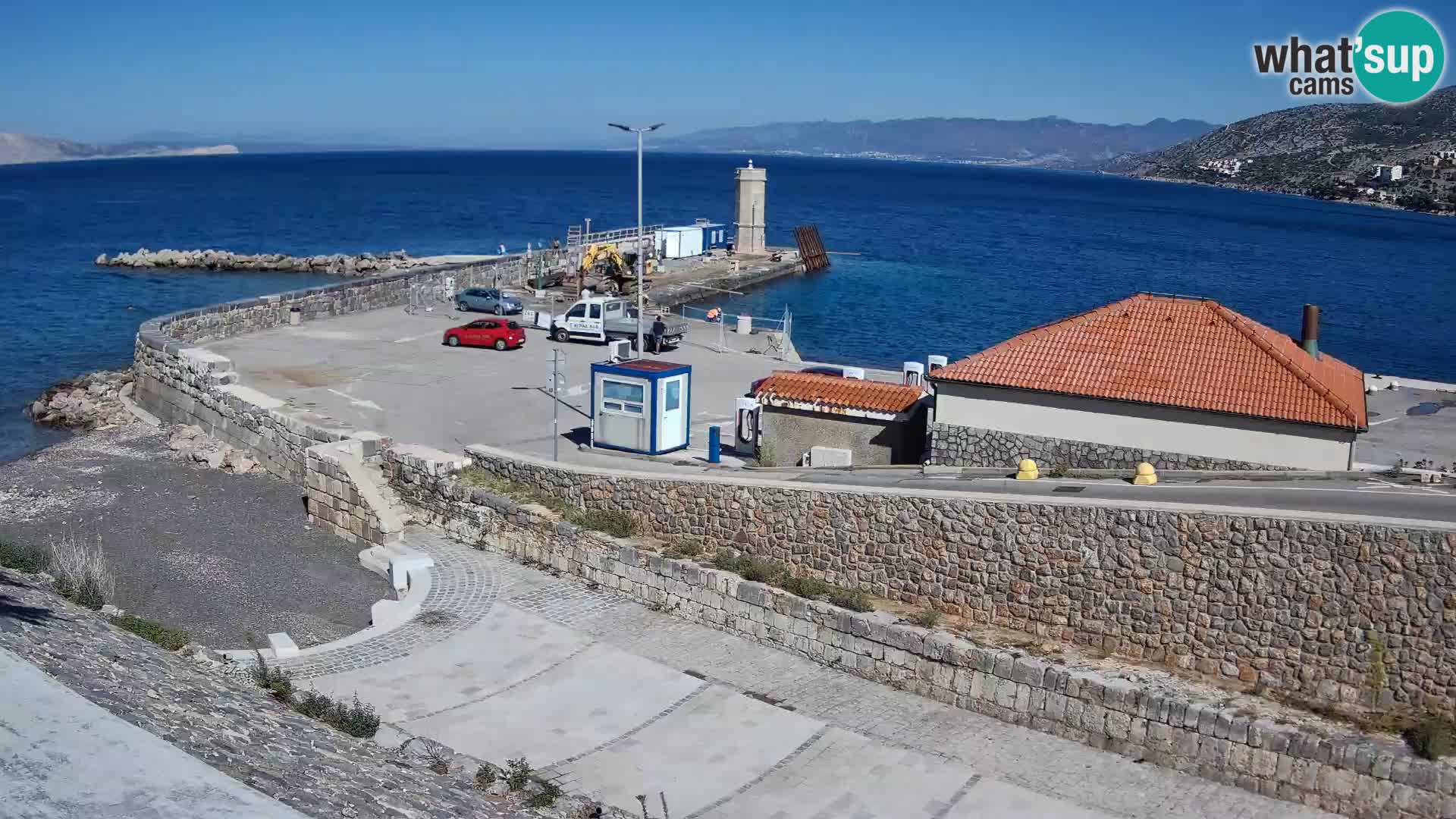 Webcam Porto di Segna – Frangiflutti e Faro in diretta