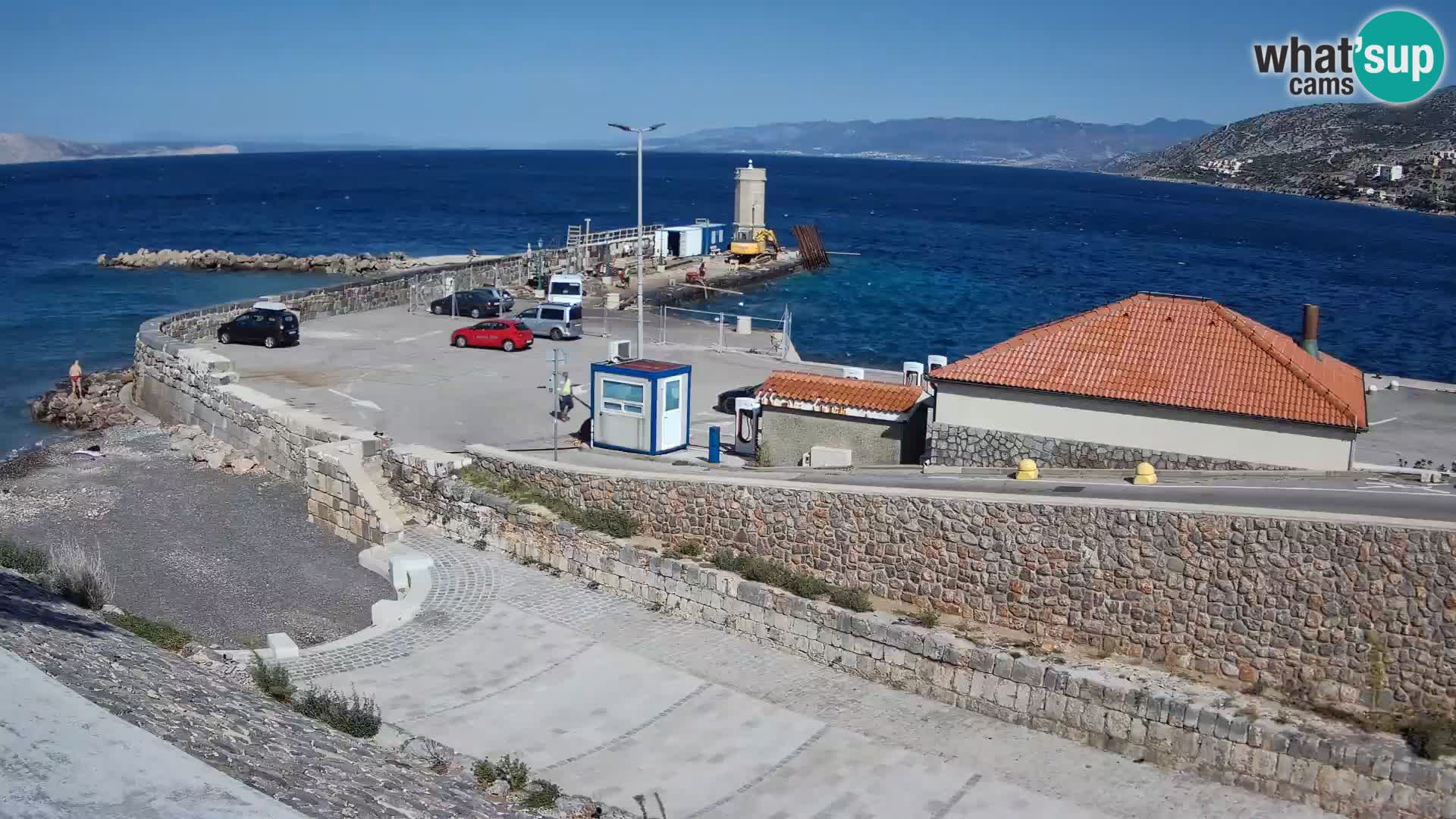 Web kamera Senj luka – Lukobran i svjetionik uživo