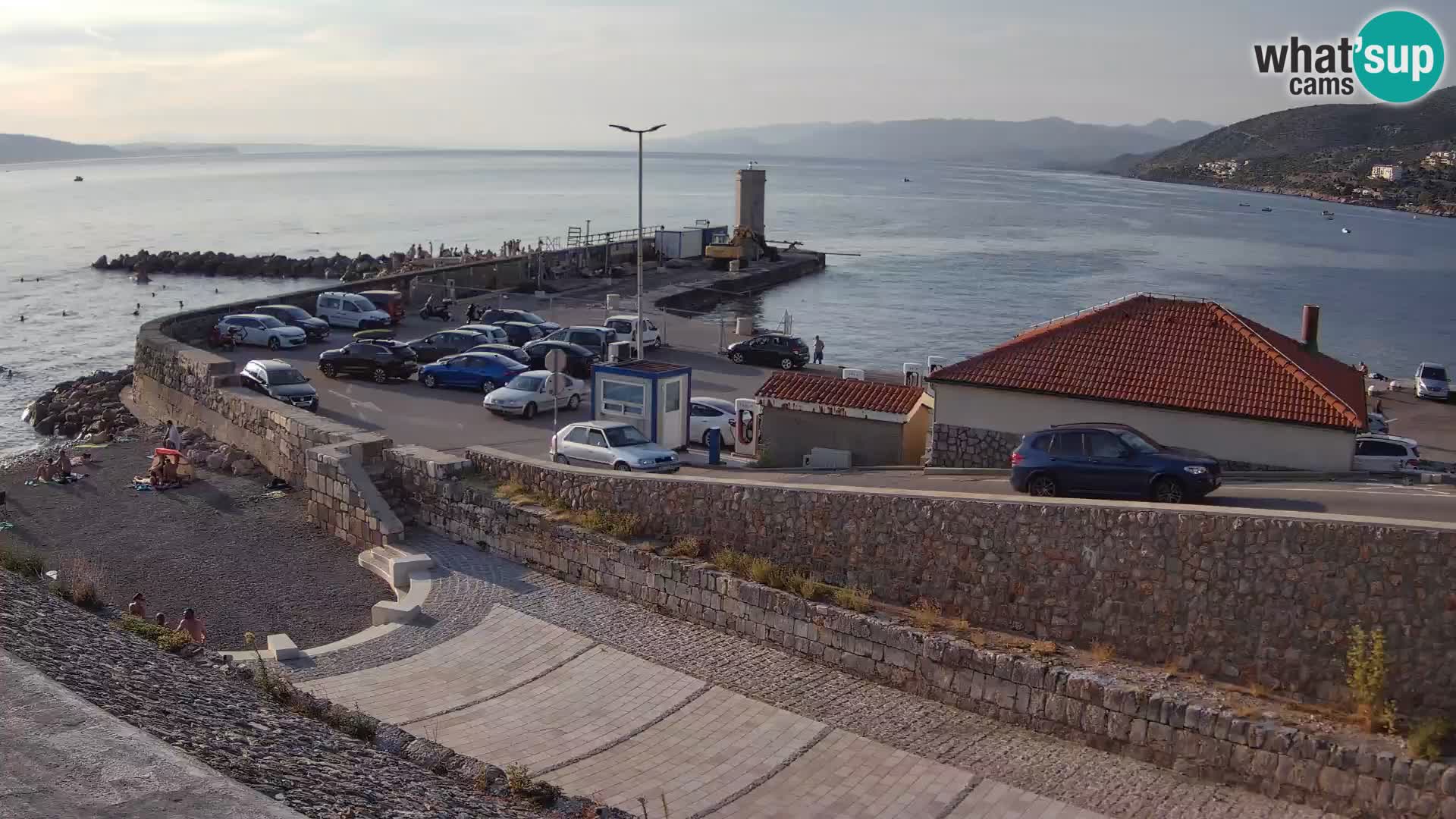 Senj Harbour Webcam – Breakwater & Lighthouse Live View